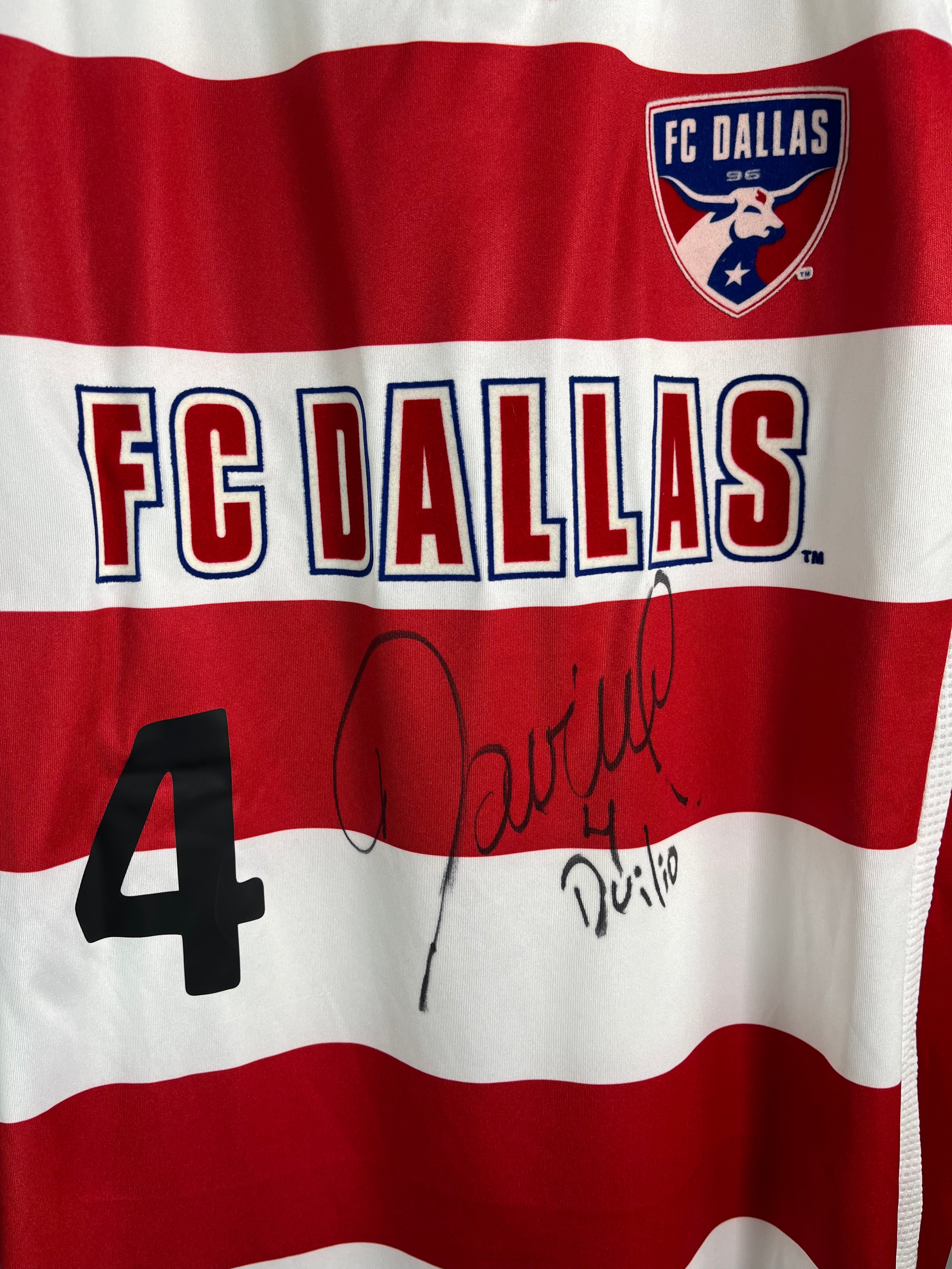 Jersey FC Dallas Local 2007 2008 Match Worn Duilio Davino (M)