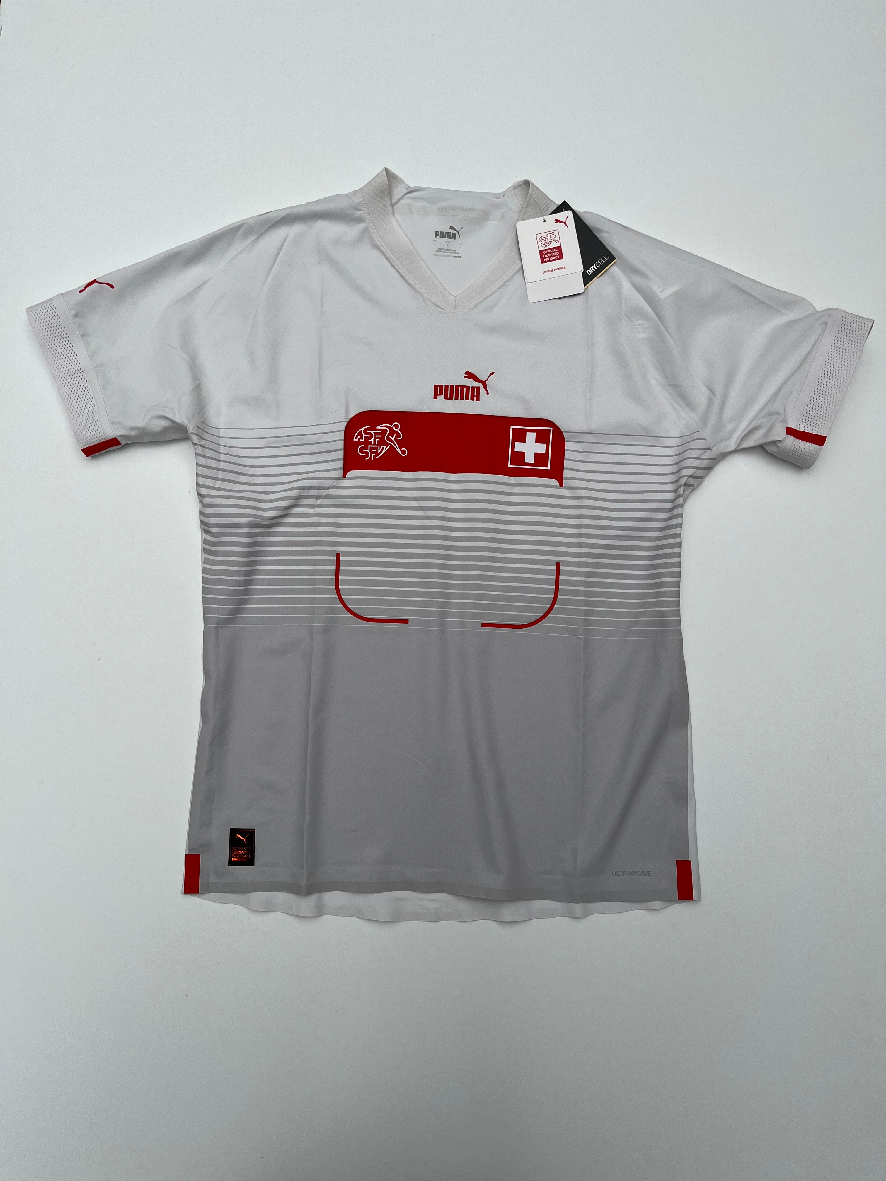 Jersey Suiza Visita 2022 2023 Versión Jugador (L)