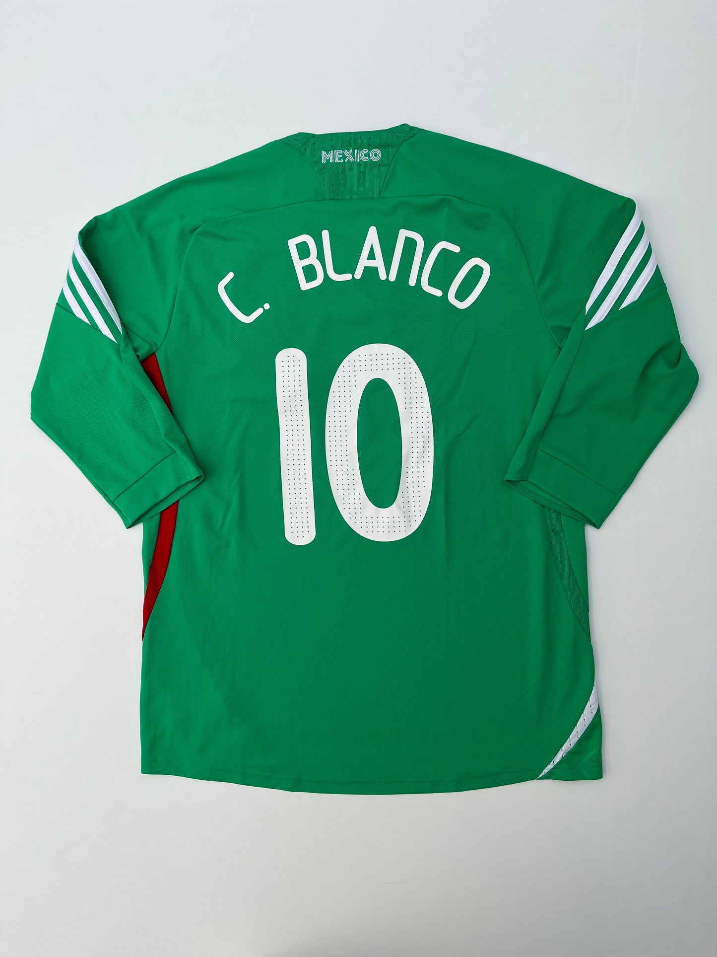 Jersey México Local 2008 2009 Manga 3/4 Cuauhtémoc Blanco (L)