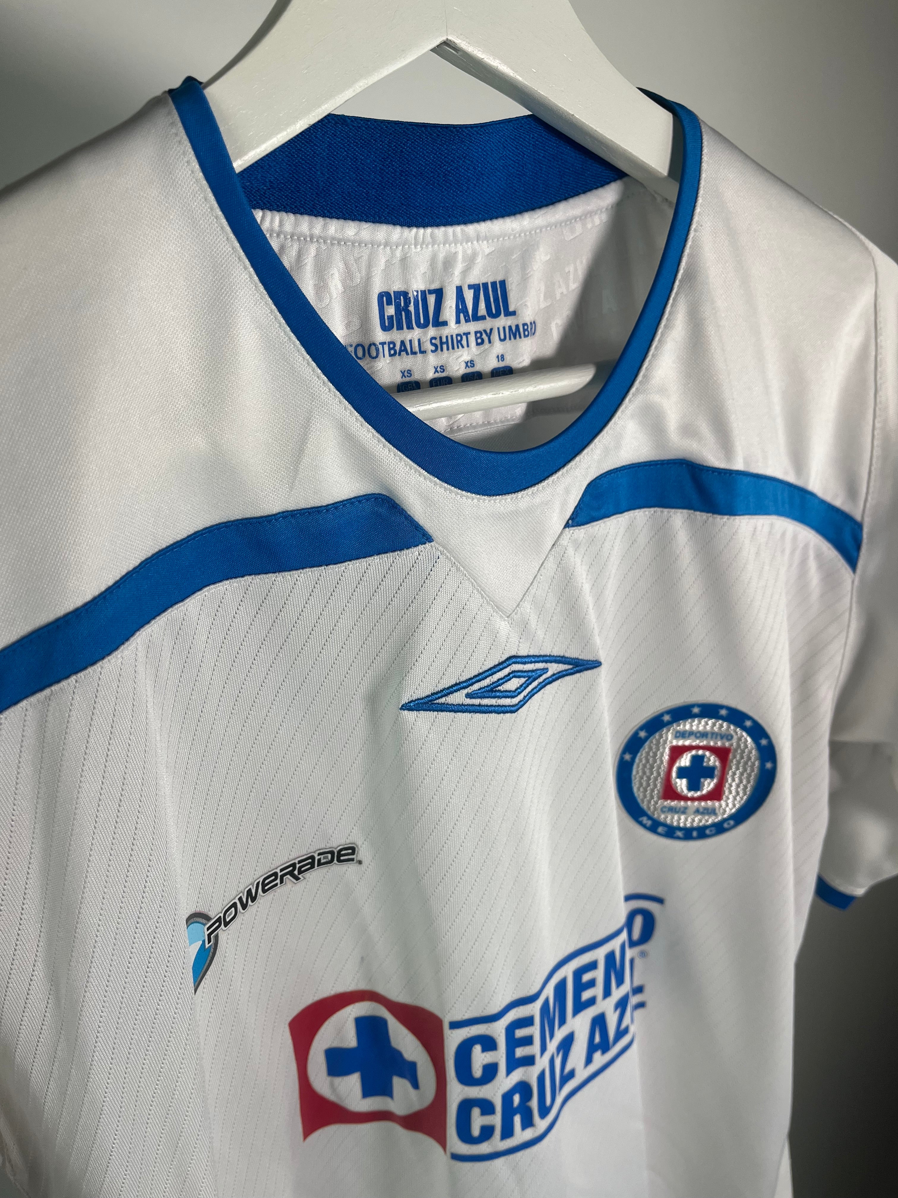 Jersey Cruz Azul Visita 2009 2010 Emanuel Villa (XS)