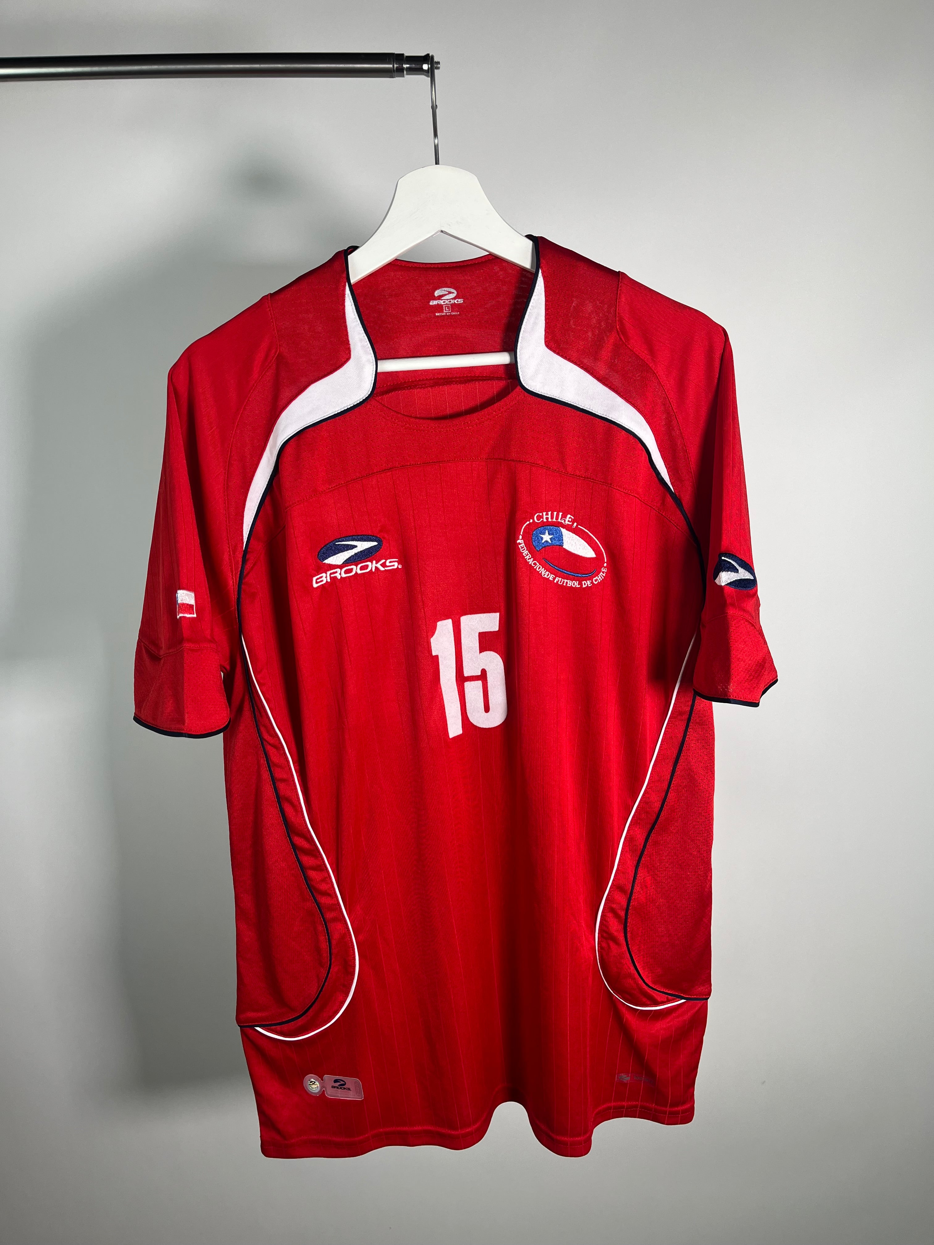 Jersey Chile Local 2007 2009 Match Worn Pablo Contreras (L)