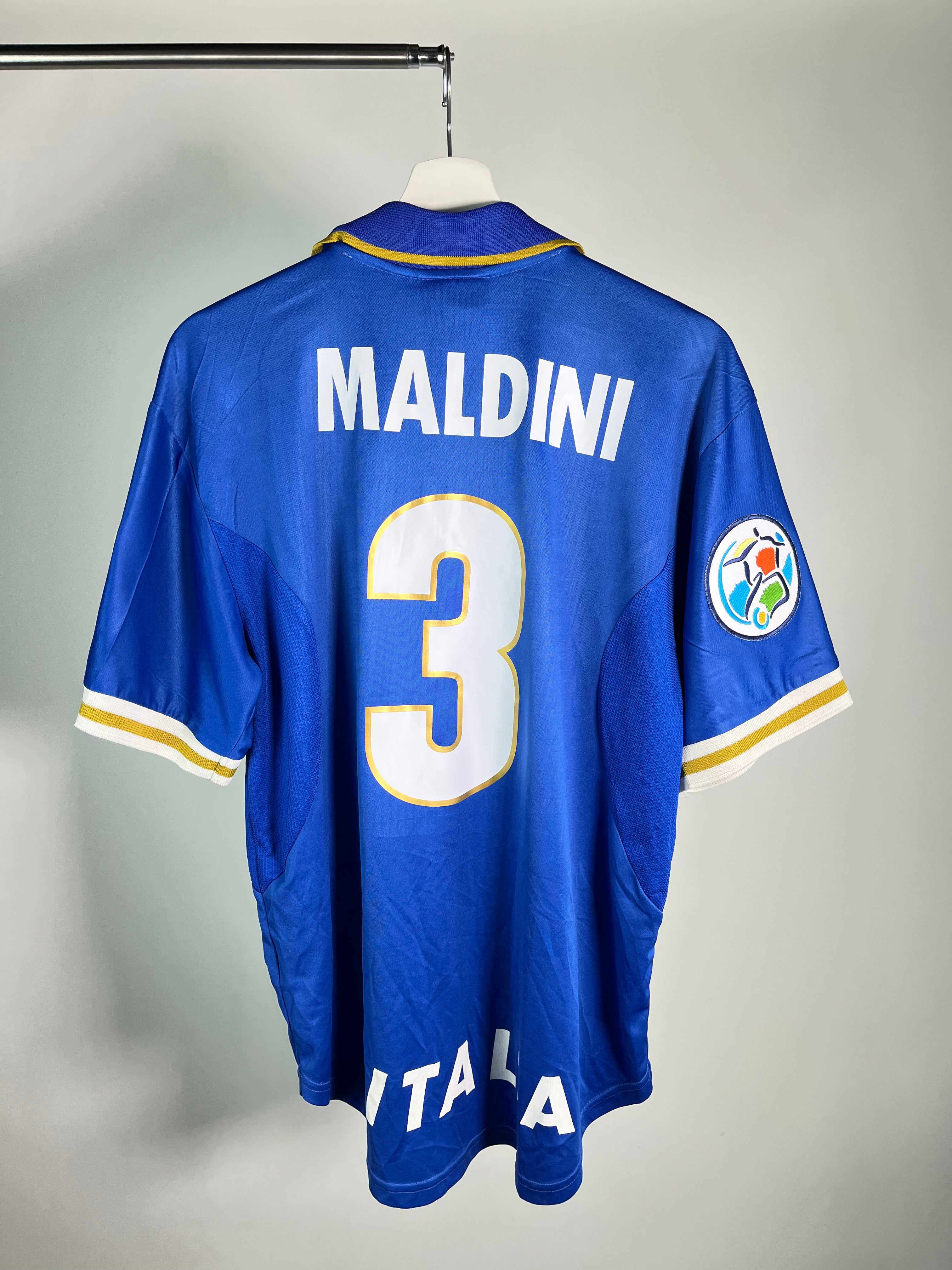 Jersey Italia Local 1996 1998 *Eurocopa* Paolo Maldini (L)