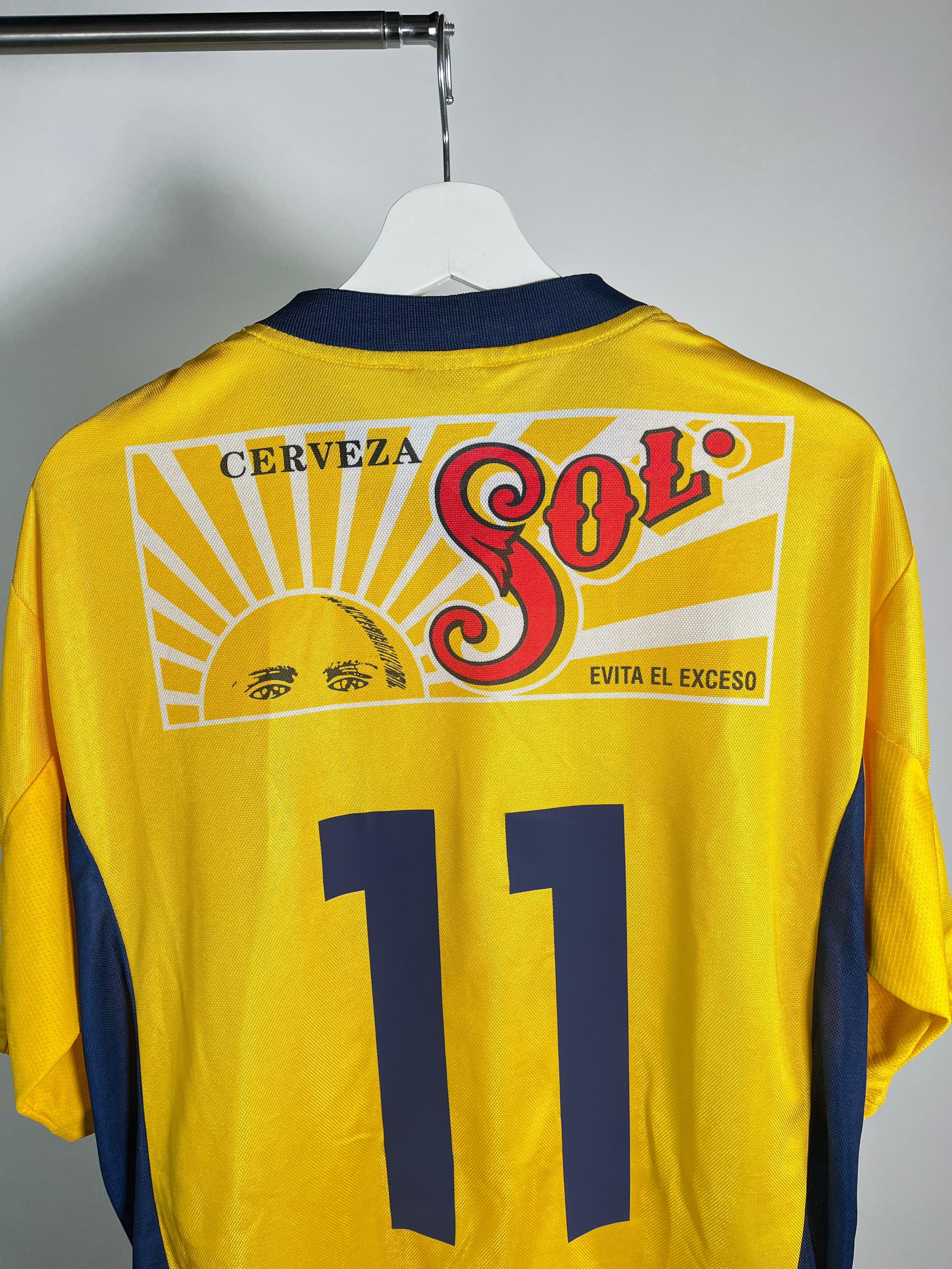 Jersey Club América Local 2000 2001 Iván Zamorano (L)