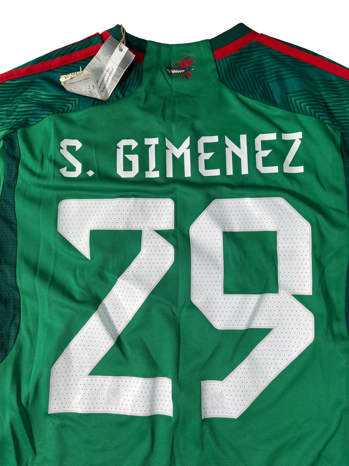 Jersey México Local 2022 2024 Santiago Giménez *C/Etiquetas* (L)