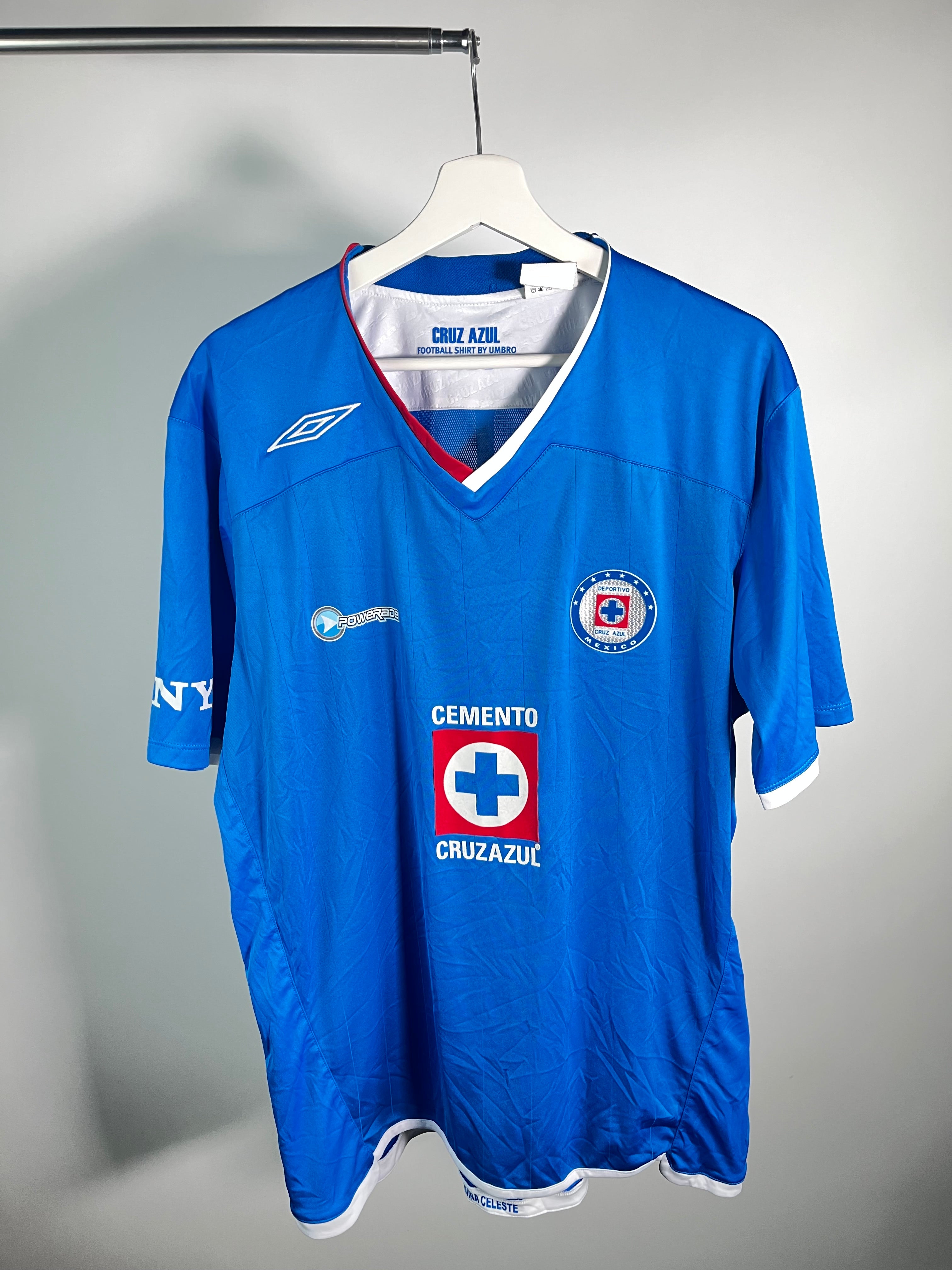 Jersey Cruz Azul Local 2009 2010 Emmanuel Villa (XL)