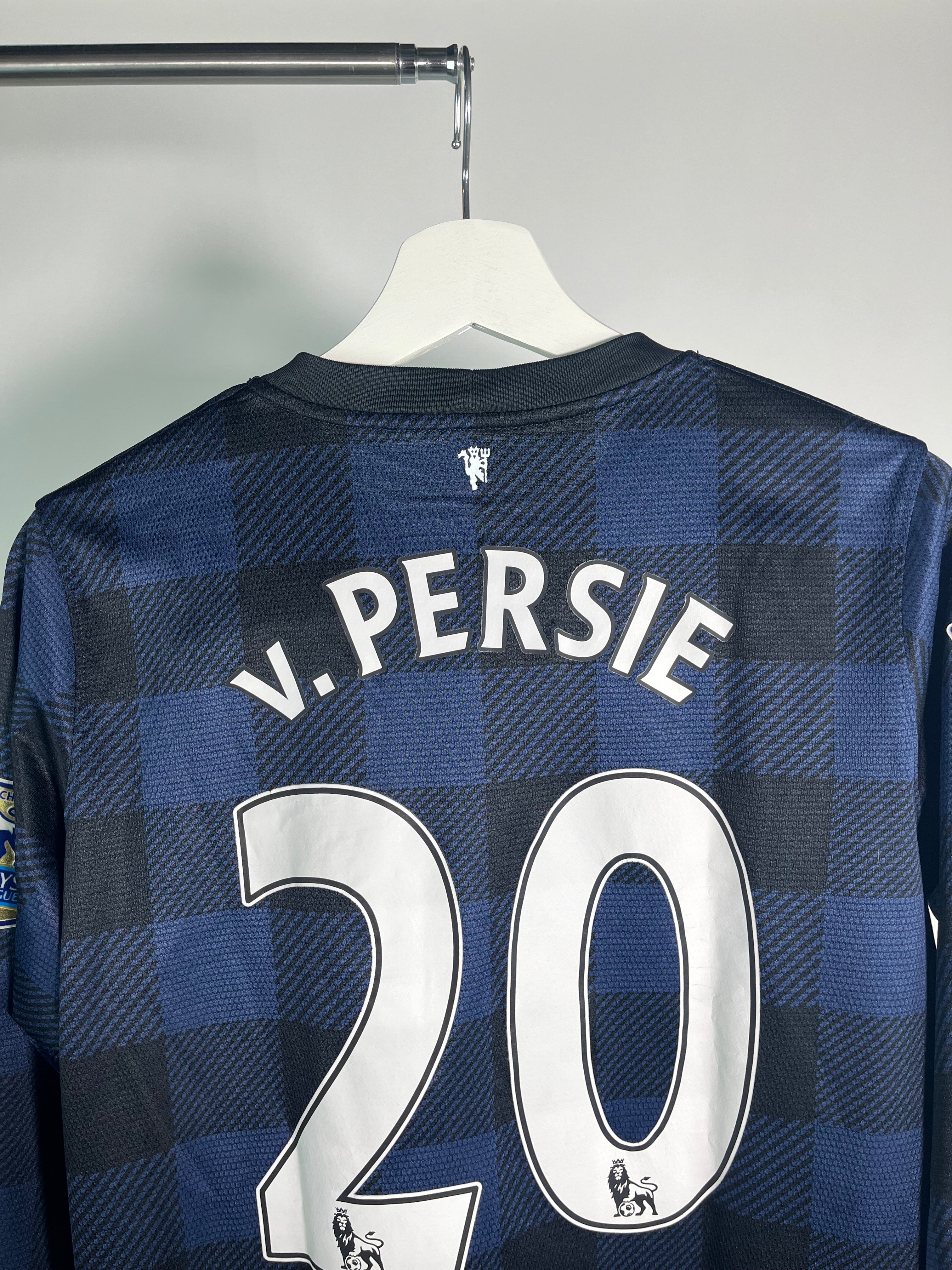 Jersey Manchester United Visita 2013 2014 Manga Larga Robin Van Persie ( XL Niño)