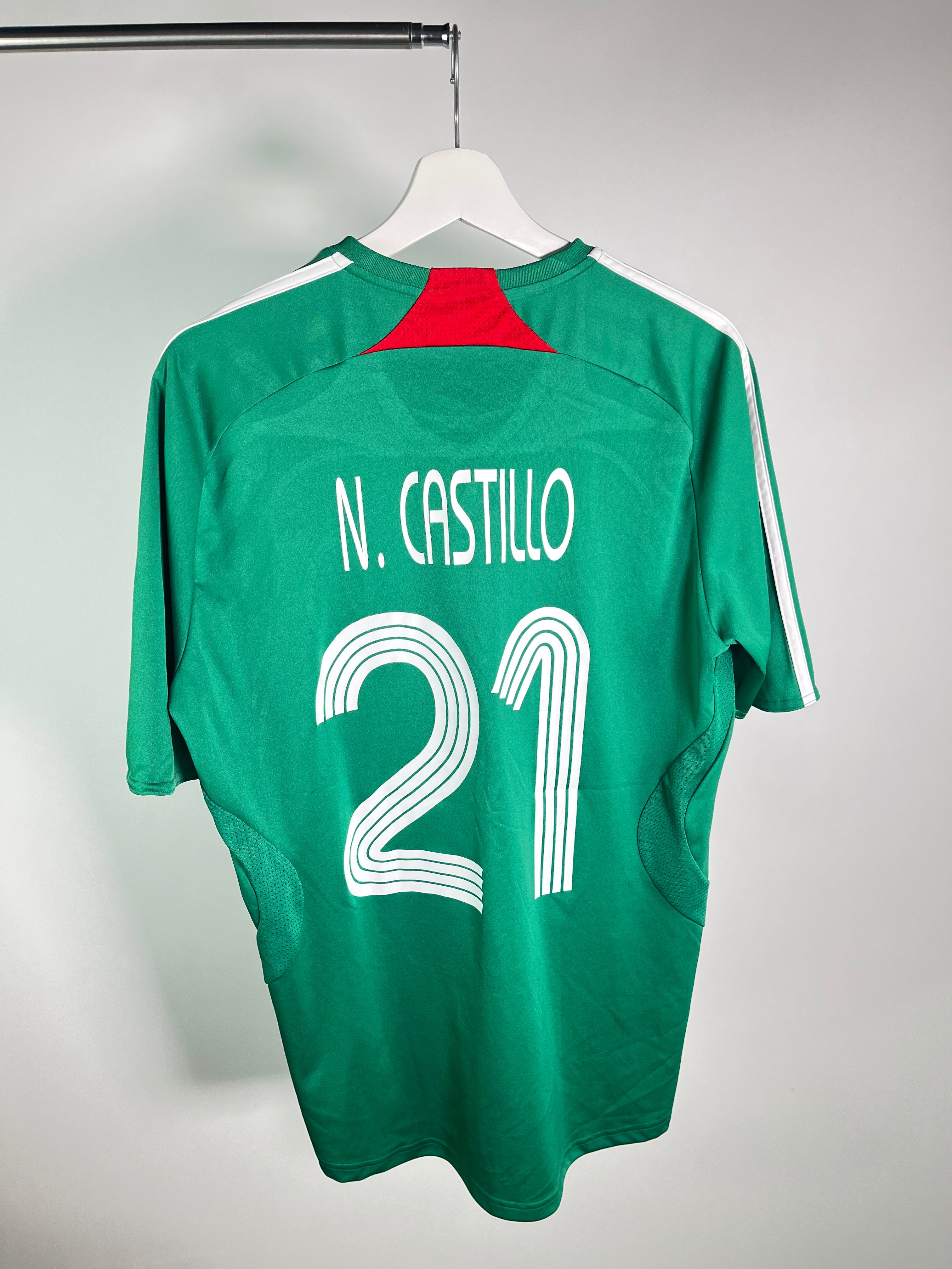 Jersey México Local 2007 2008 Match Worn vs Uruguay Nery Castillo (M)
