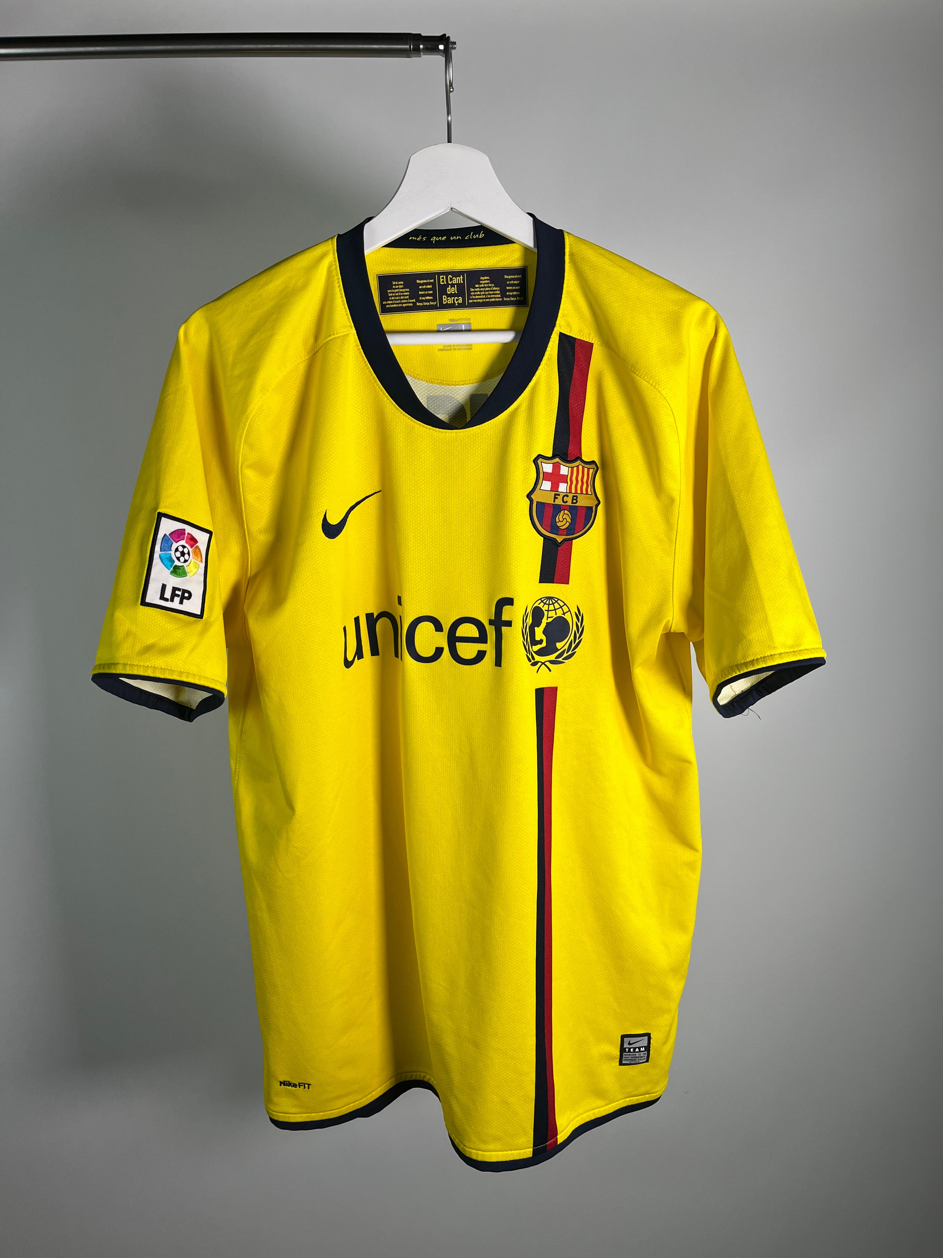 Jersey Barcelona Visita 2008 2009 Andrés Iniesta (L)