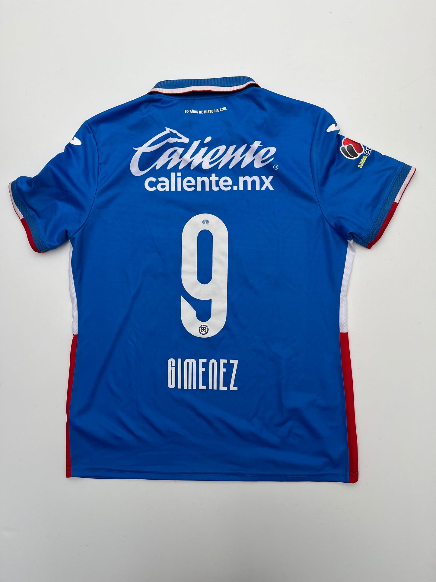 Jersey Cruz Azul Local 2022 2023 Match Worn Santiago Giménez (L)