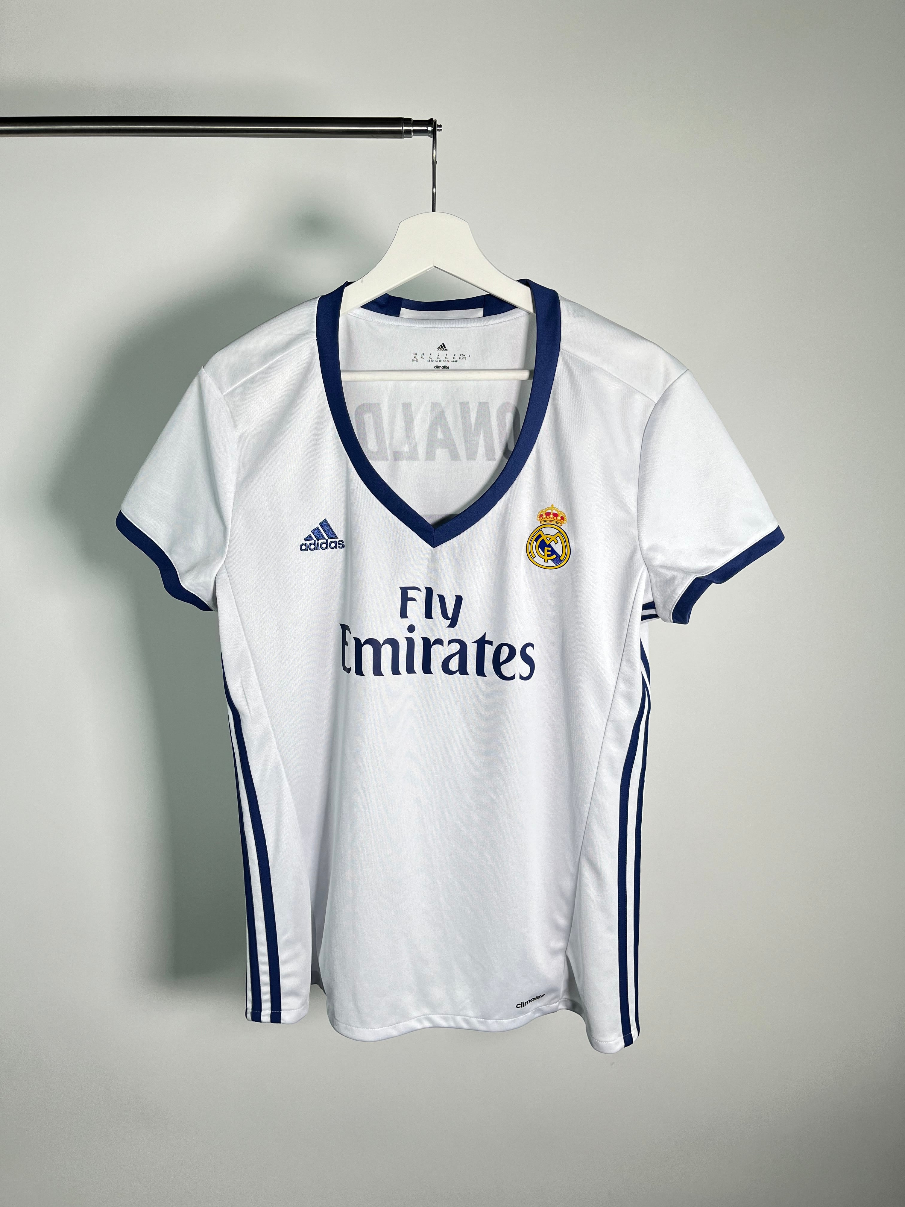 Jersey Real Madrid Local 2016 2017 Cristiano Ronaldo (XL mujer)