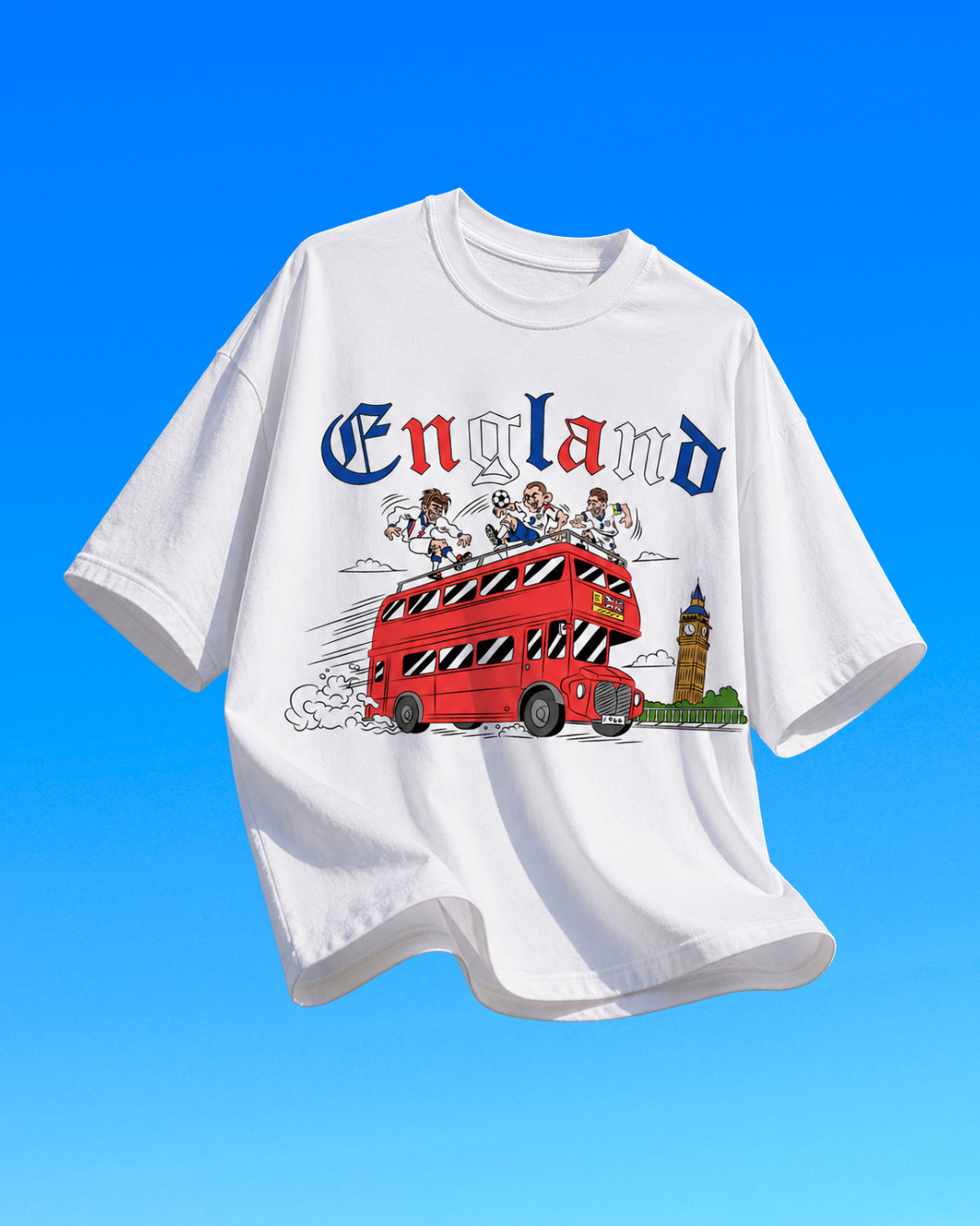 Playera Merch Inglaterra x El Jugador Número 12 (Múltiples Tallas)