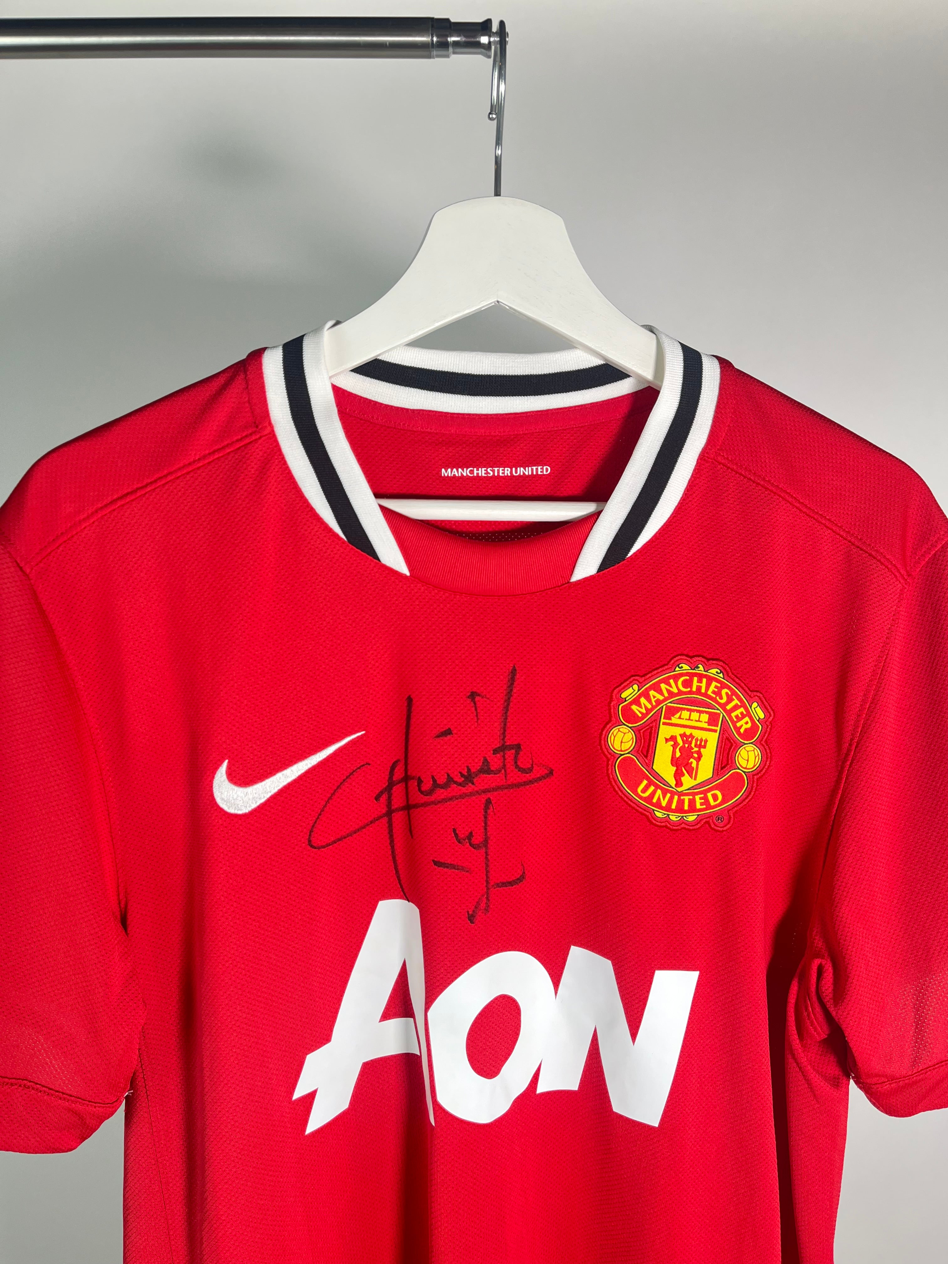 Jersey Manchester United Local 2011 2012 Autografiado Javier "Chicharito" Hernández (M)