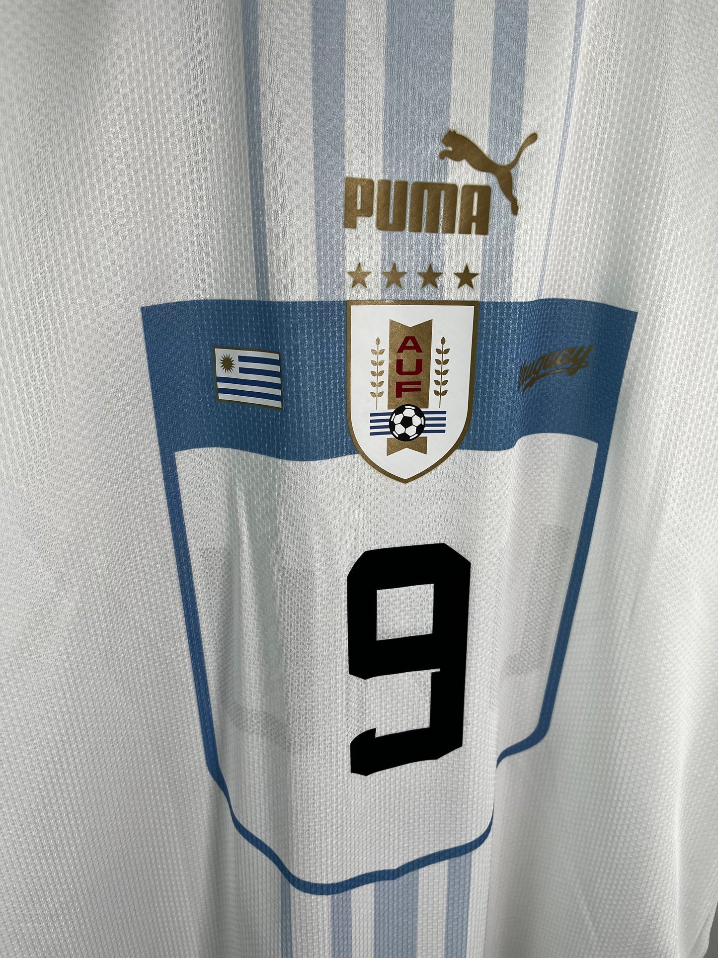 Jersey Uruguay Visitante 2022 2024 Luis Suárez (S)