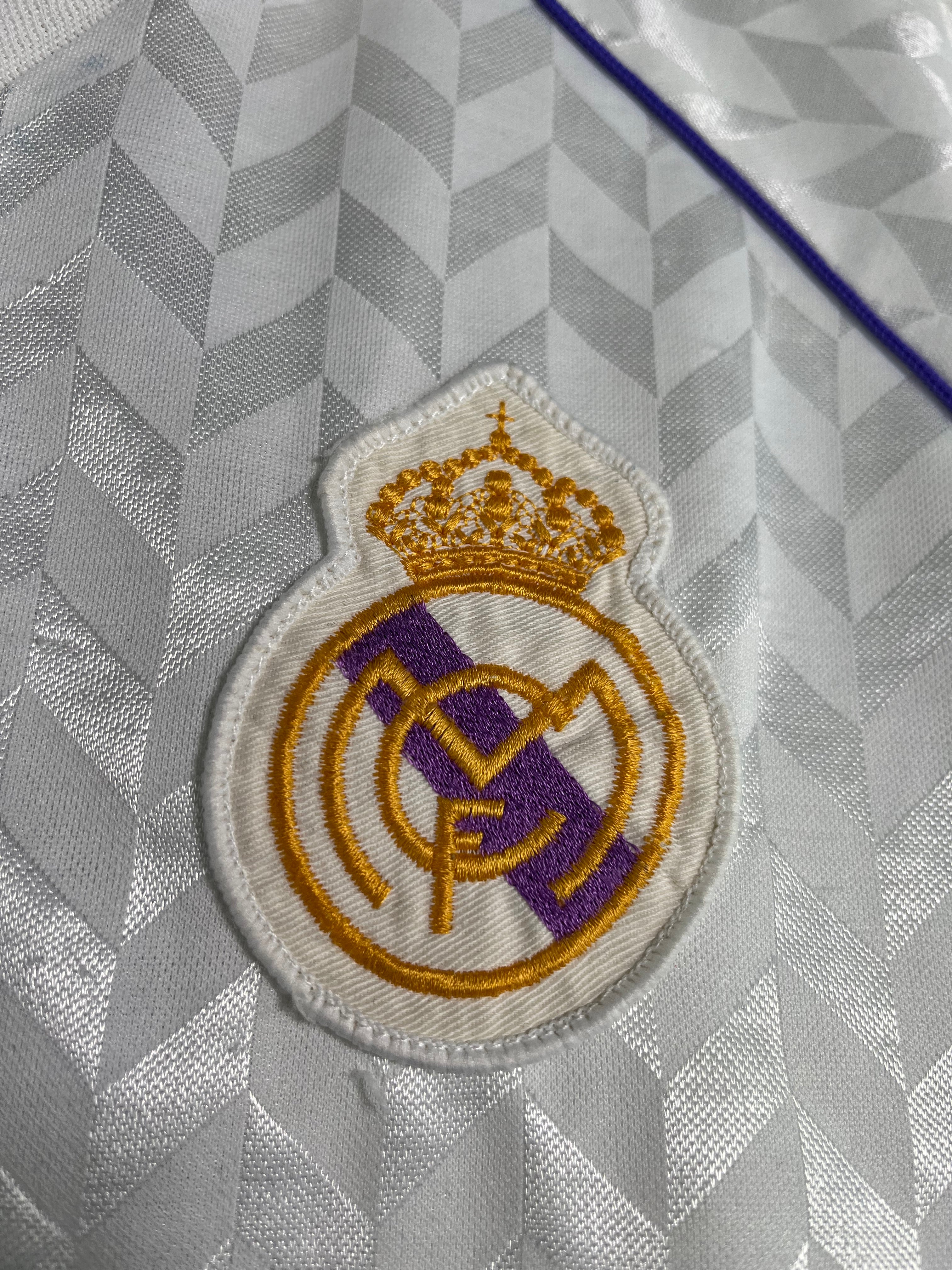 Jersey Real Madrid Local 1986 1987 Hugo Sánchez (S)