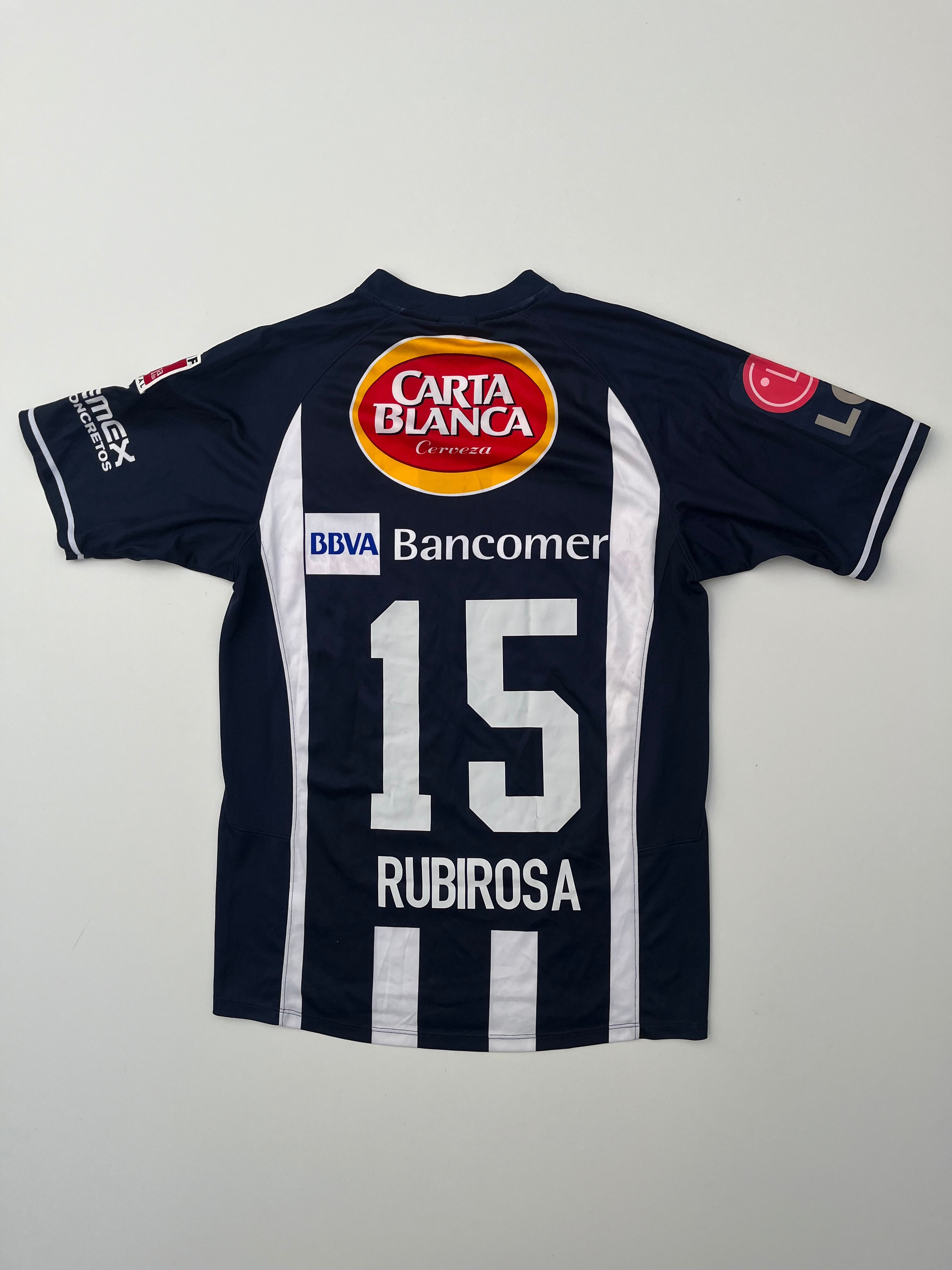 Jersey Rayados Monterrey Local 2007 2008 Match Worn Irving Rubirosa (S)