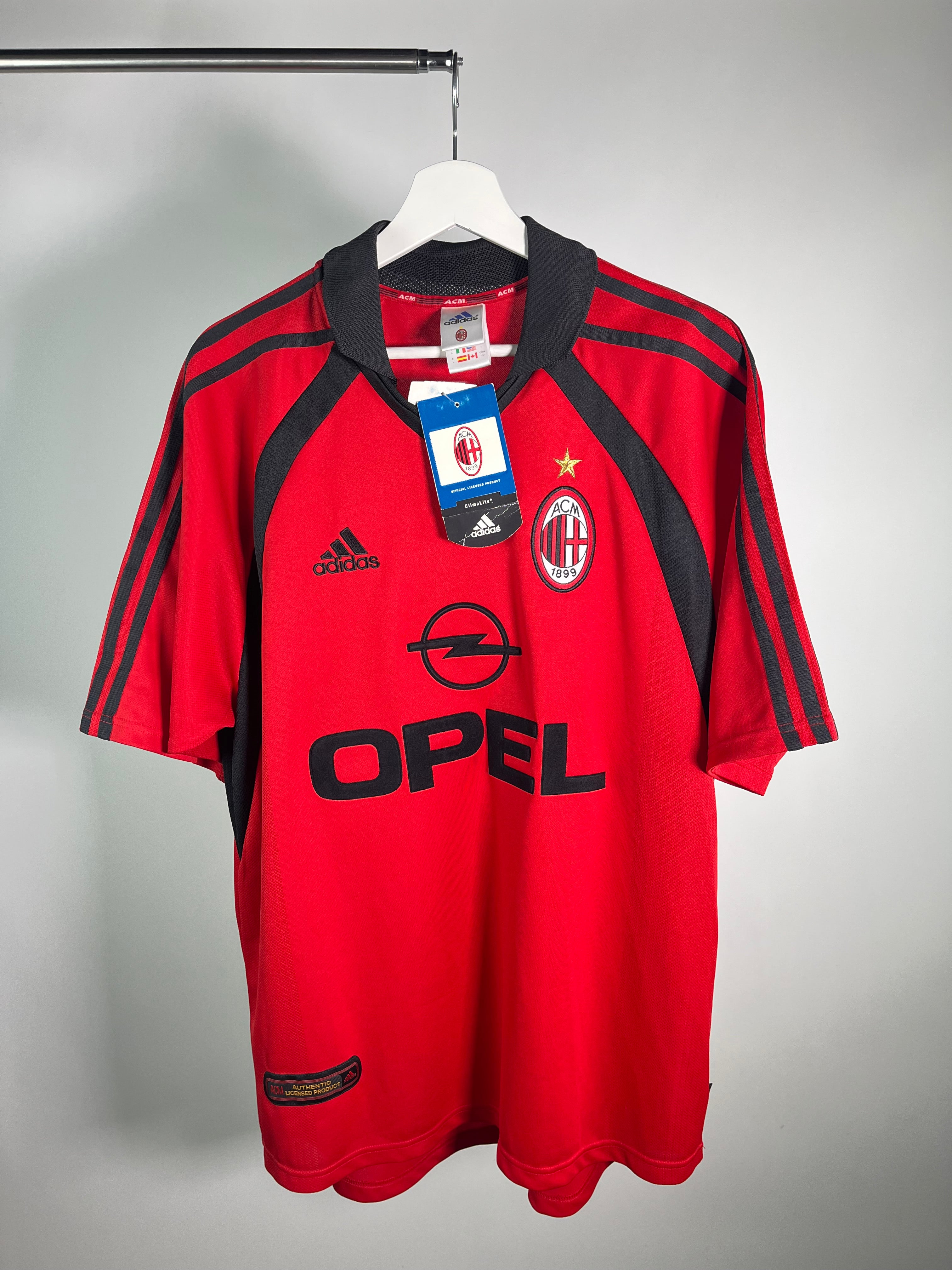 Jersey AC Milán Tercera 2001 2002 *C/Etiquetas* (L)