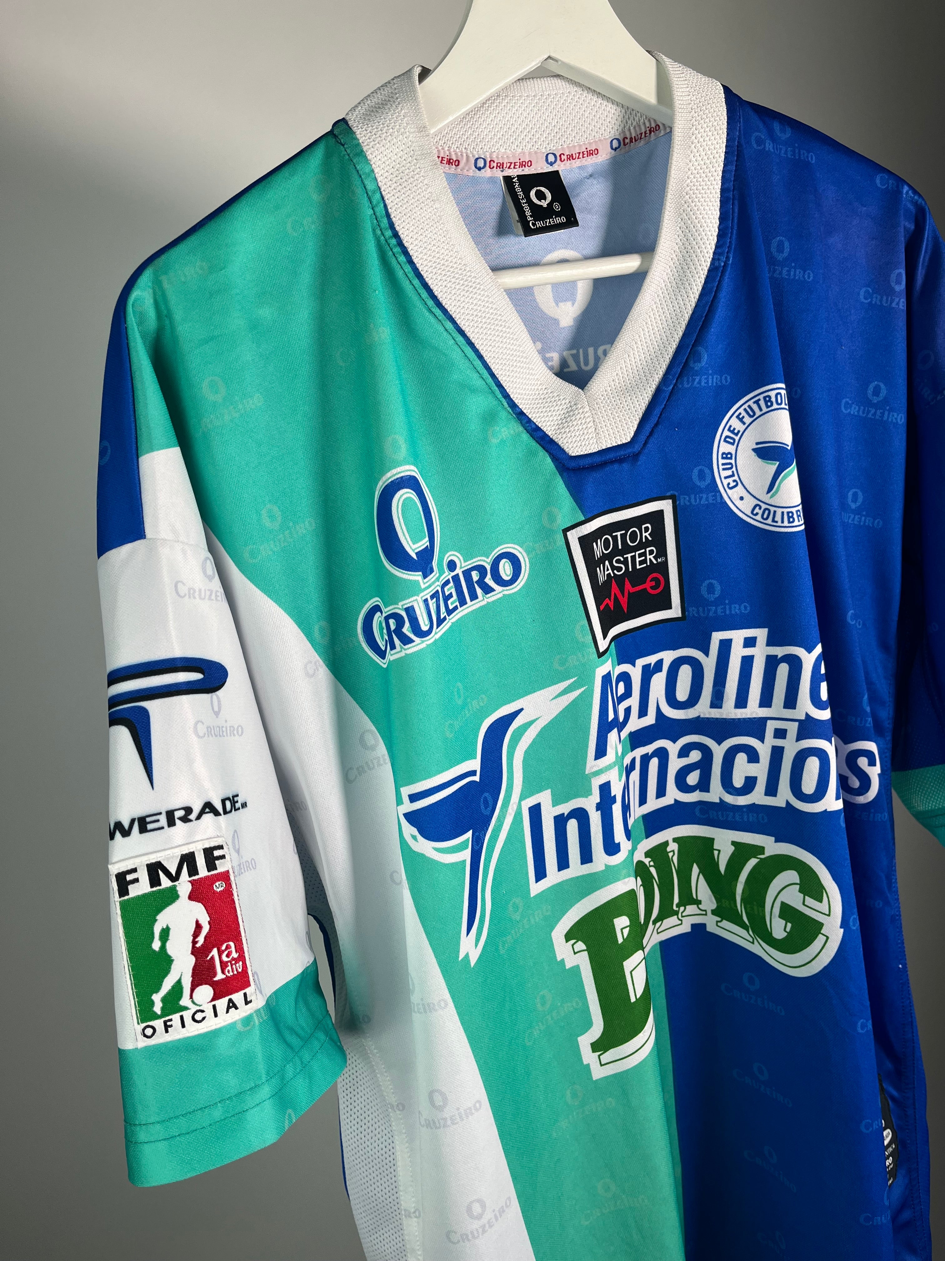 Jersey Colibríes de Morelos Visita 2002 2003 Match Worn Claudinho (XL)