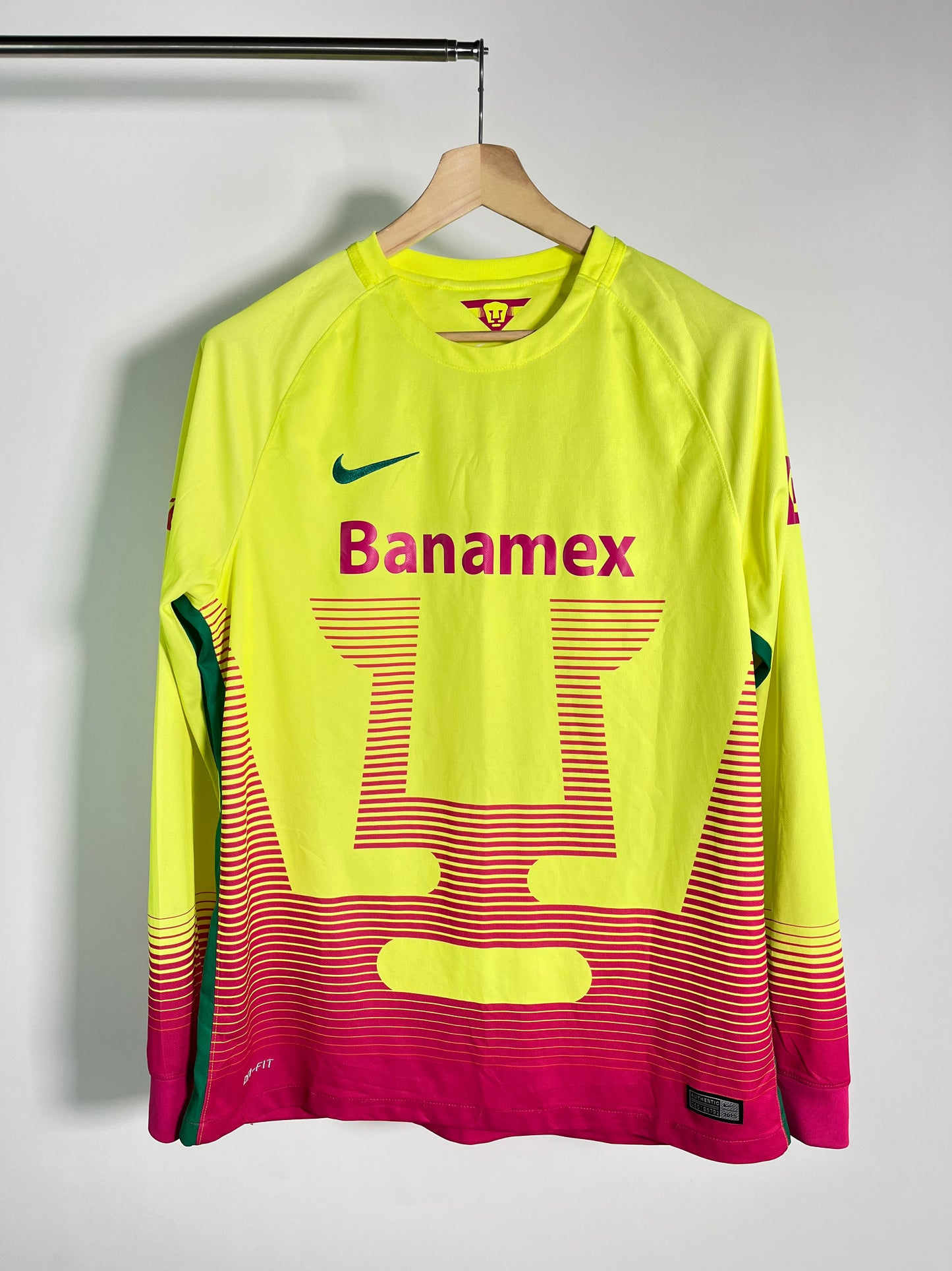 Jersey Pumas Portero 2015 2016 Manga Larga (L)
