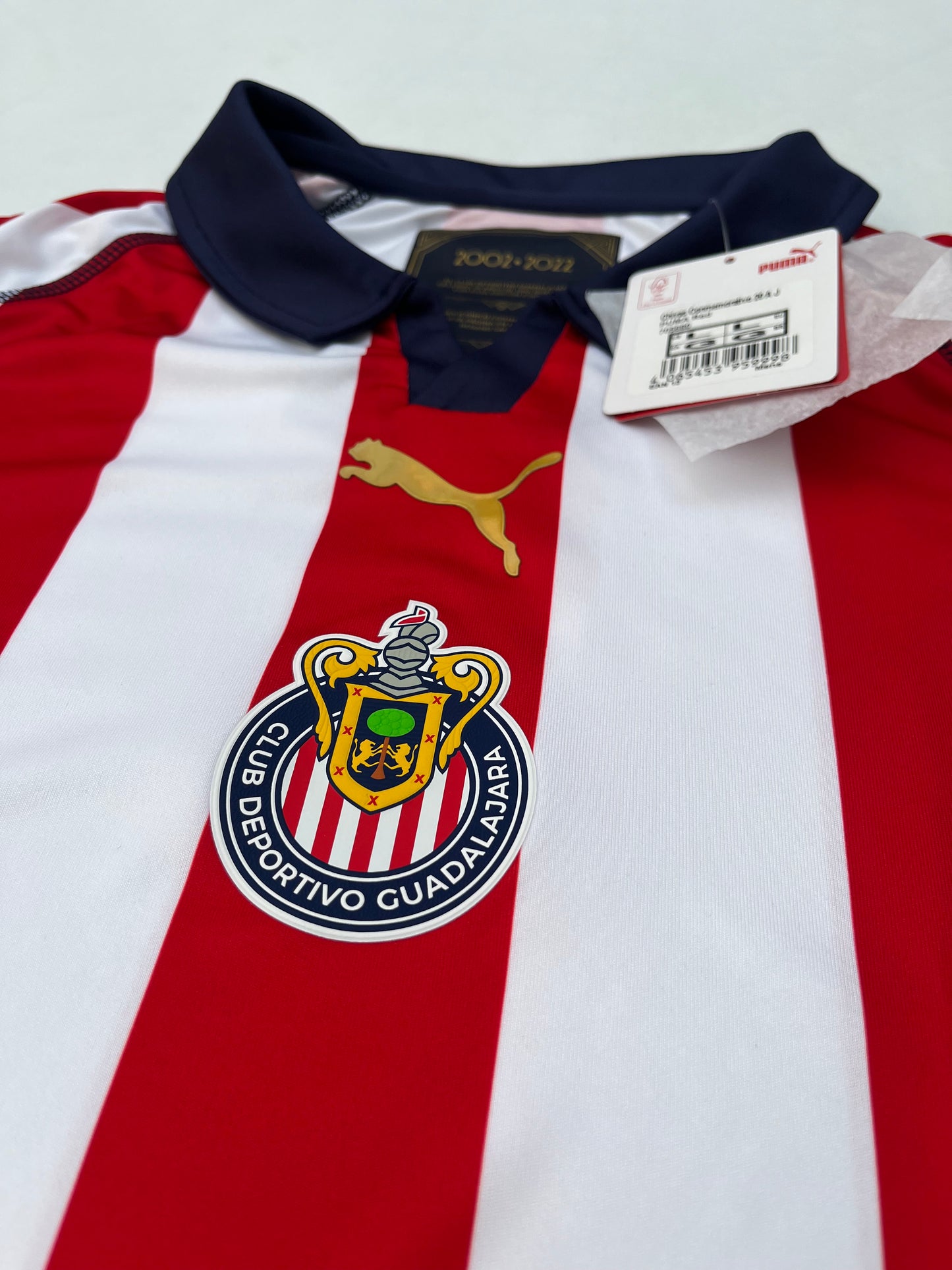 Jersey Chivas Edición Especial 2002 2022 Jorge Vergara *Foliada 4099* Con Caja (L)