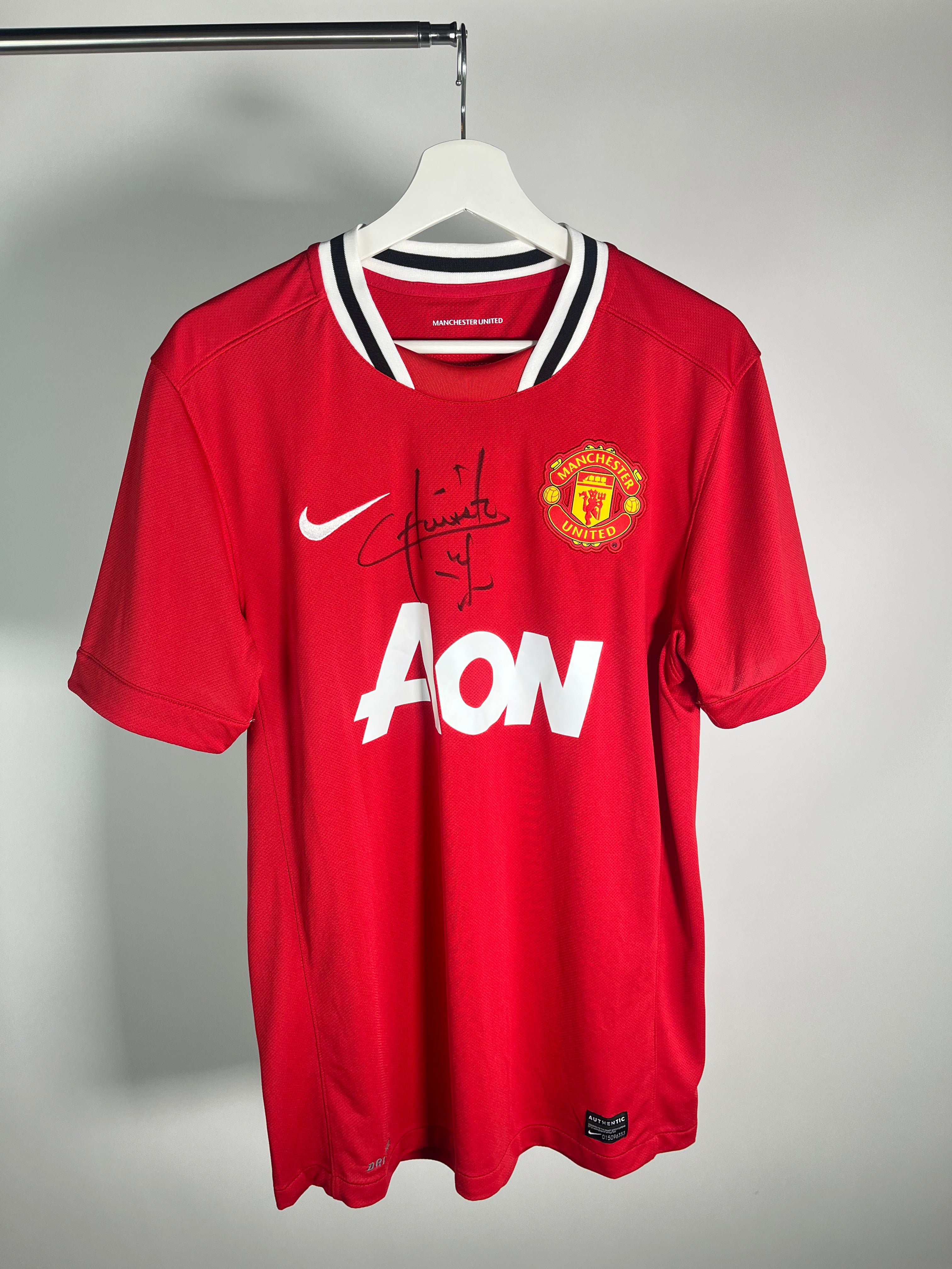 Jersey Manchester United Local 2011 2012 Autografiado Javier "Chicharito" Hernández (M)