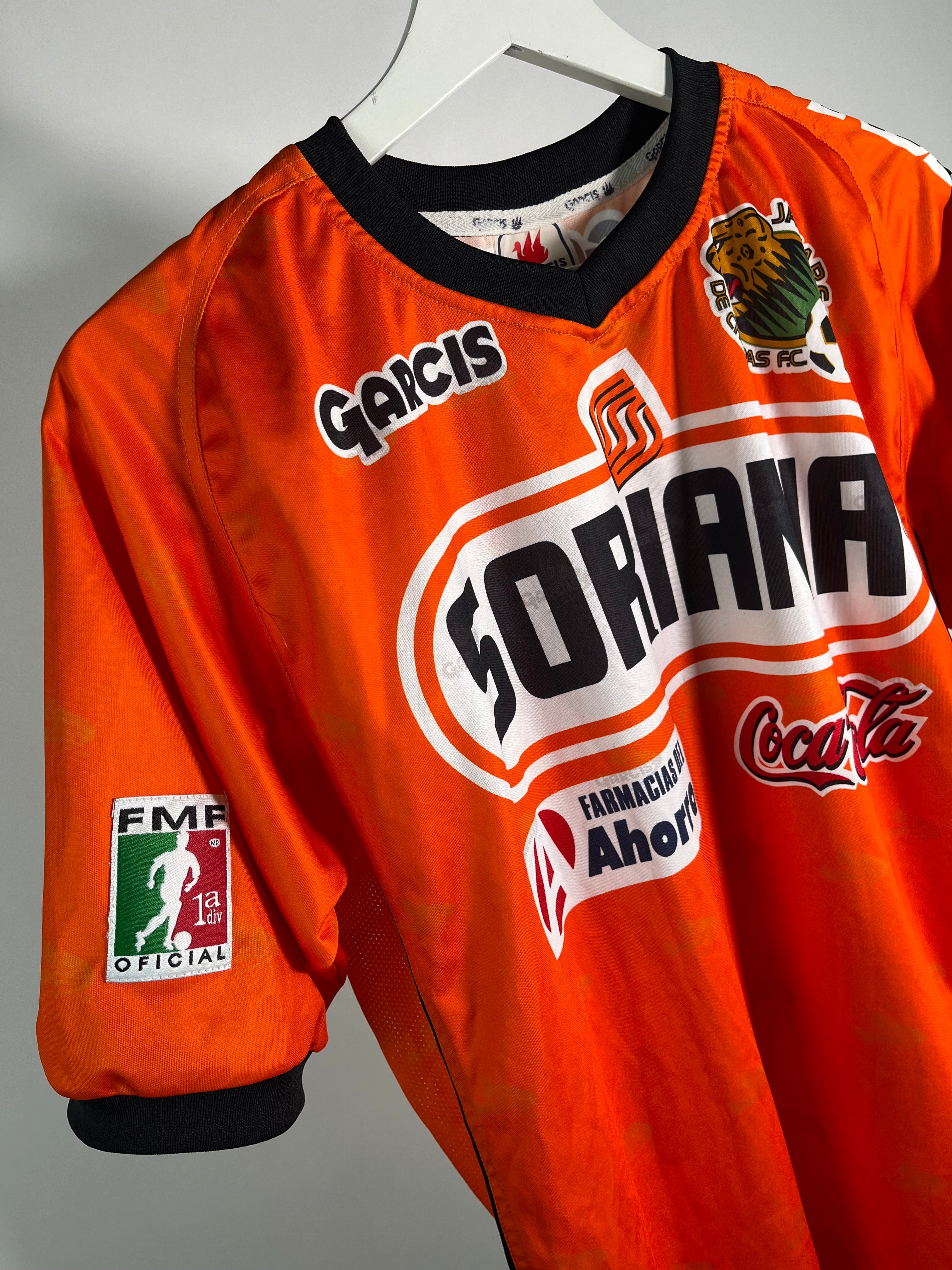 Jersey Jaguares Local 2001 2002 Utileria Alejandro Glaría (XL)