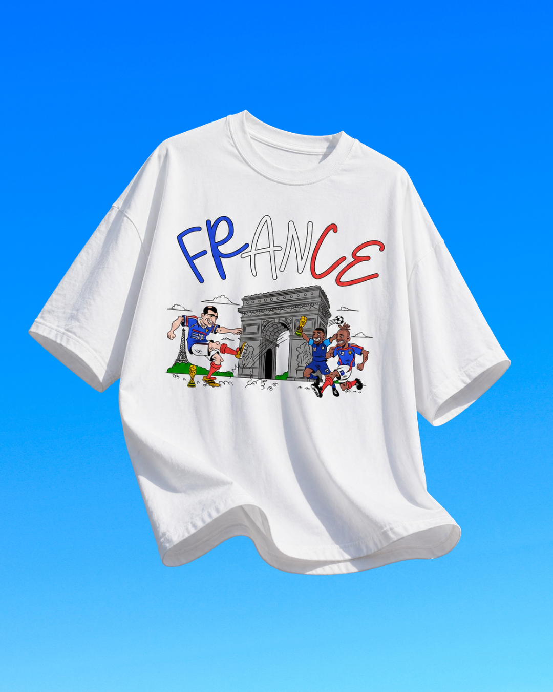 Playera Merch Francia x El Jugador Número 12 (Múltiples Tallas)