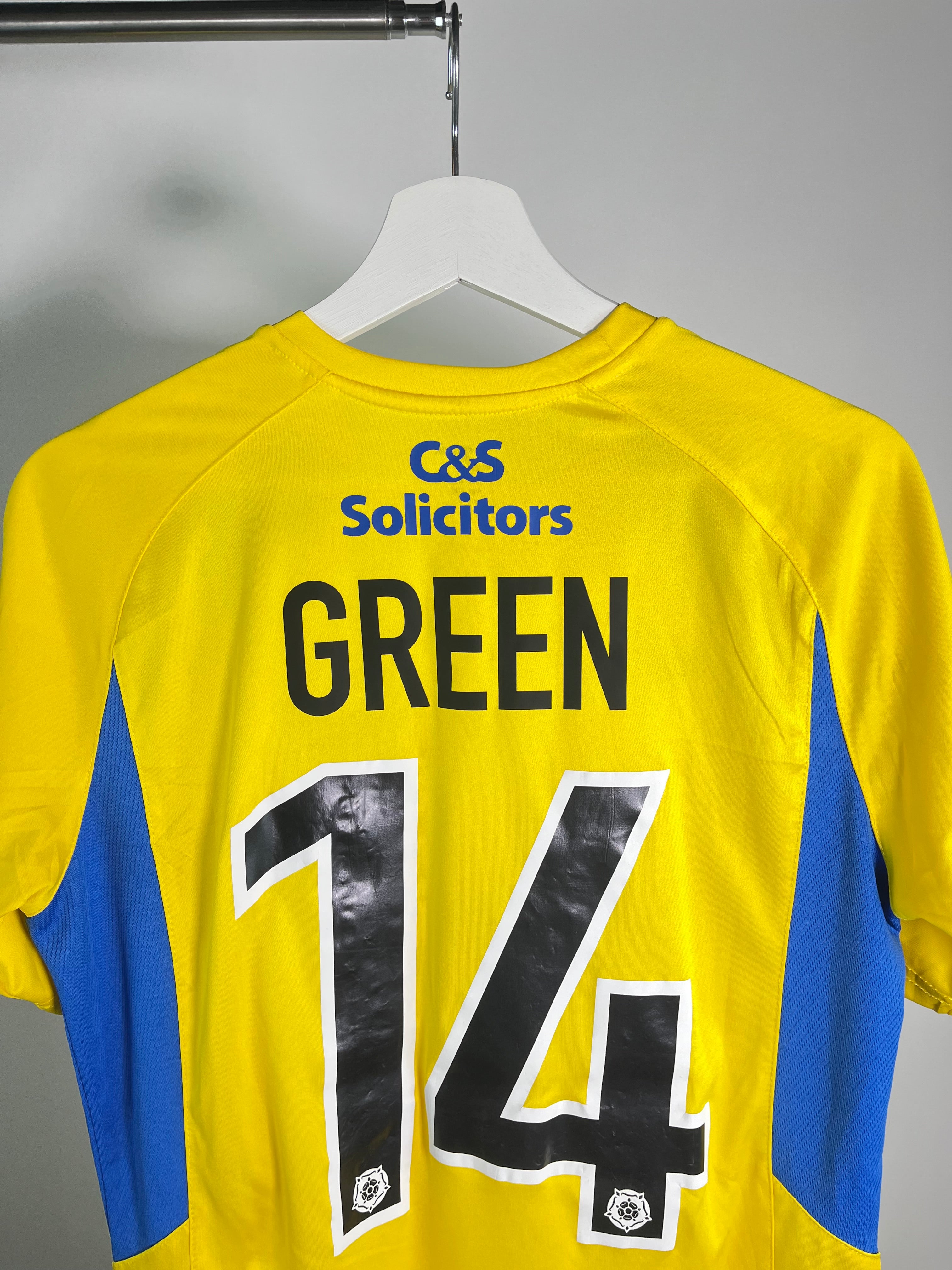 Jersey Kidderminster Harriers Visita 2015 2016 Utilería Green (S)