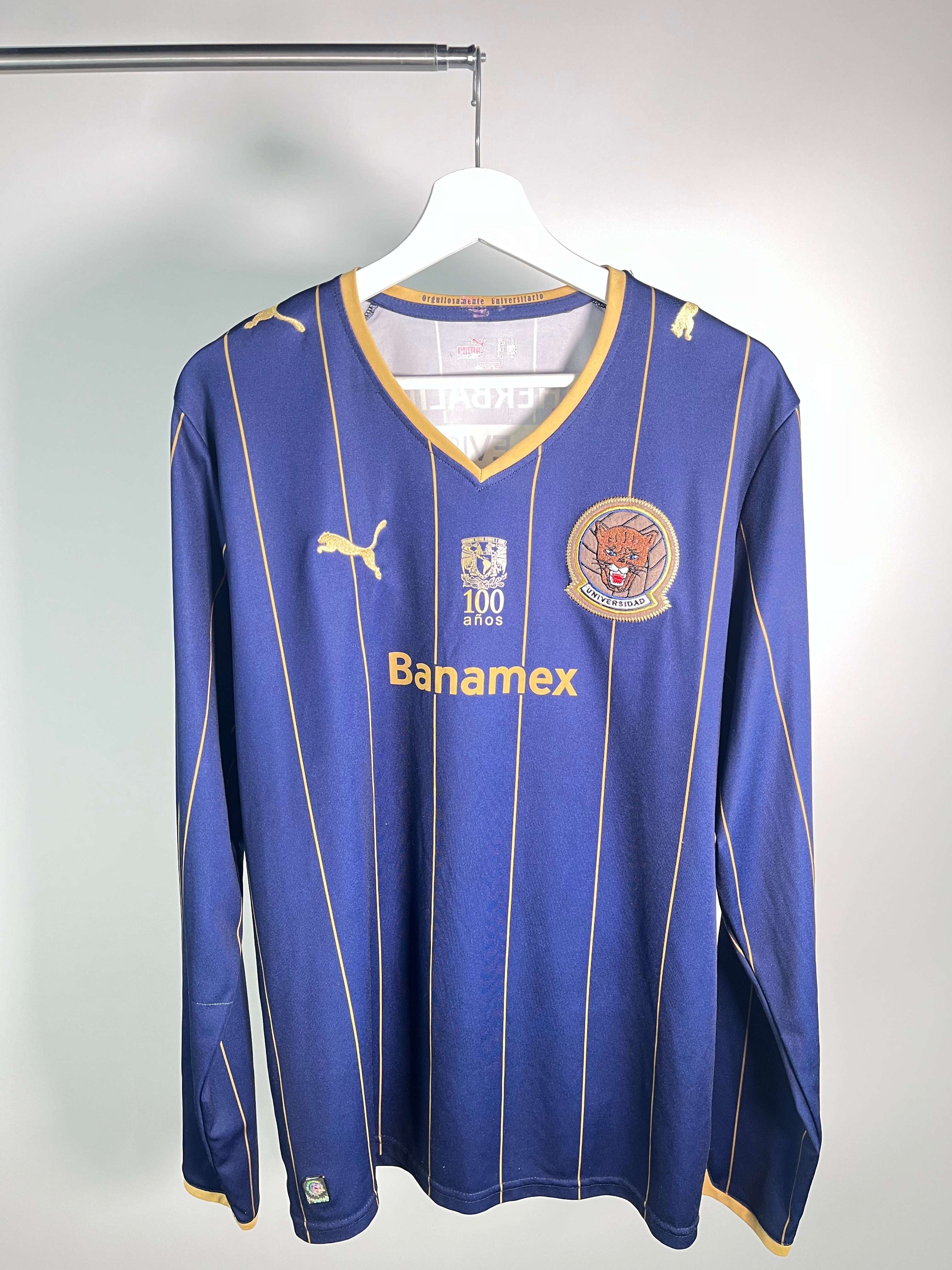 Jersey Pumas Especial 2010 2011 Manga Larga *Conmemorativa Centenario UNAM* (L)