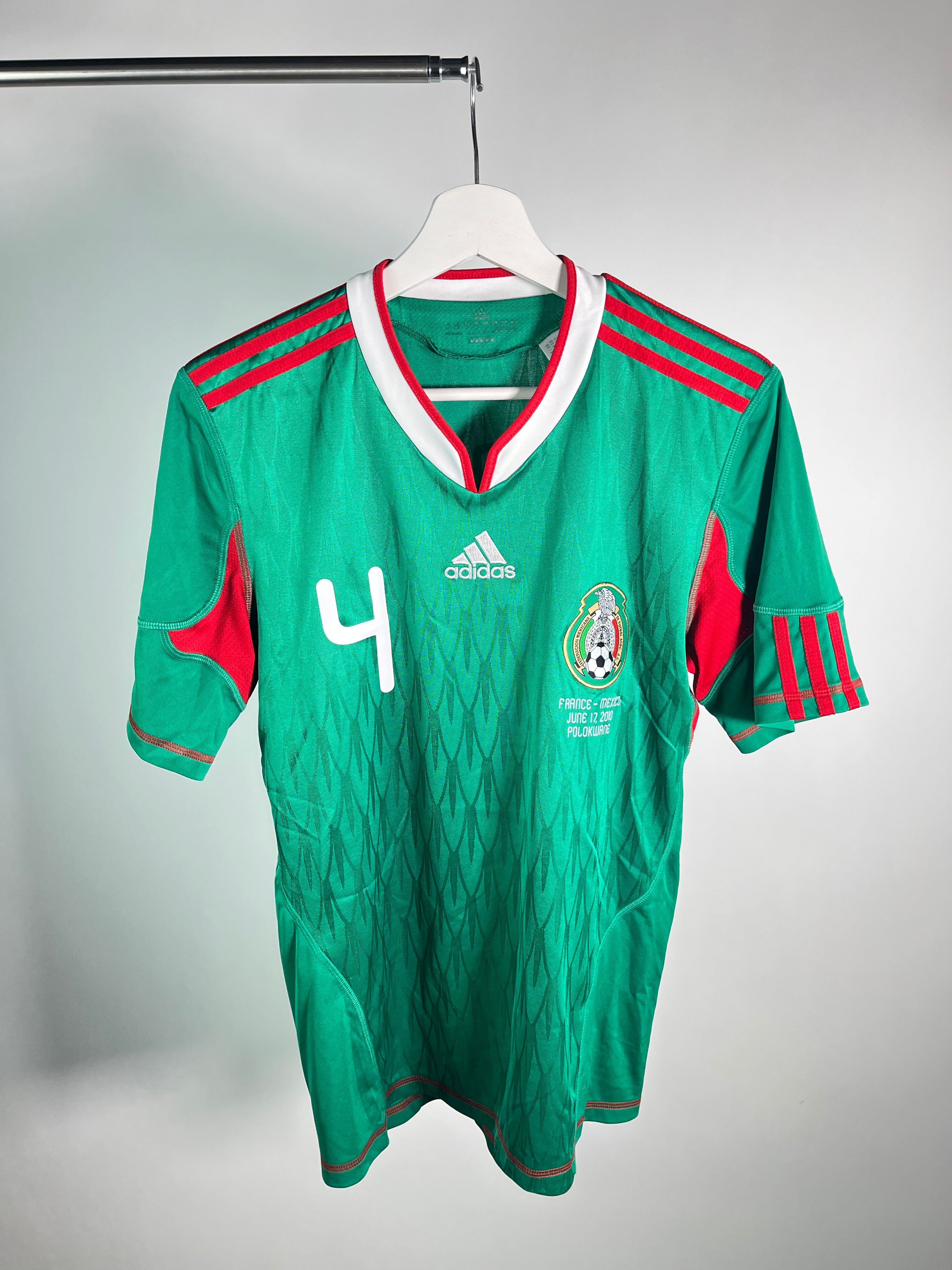 Jersey México Local 2010 2011 *Match Detail vs Francia* Rafael Márquez (S)