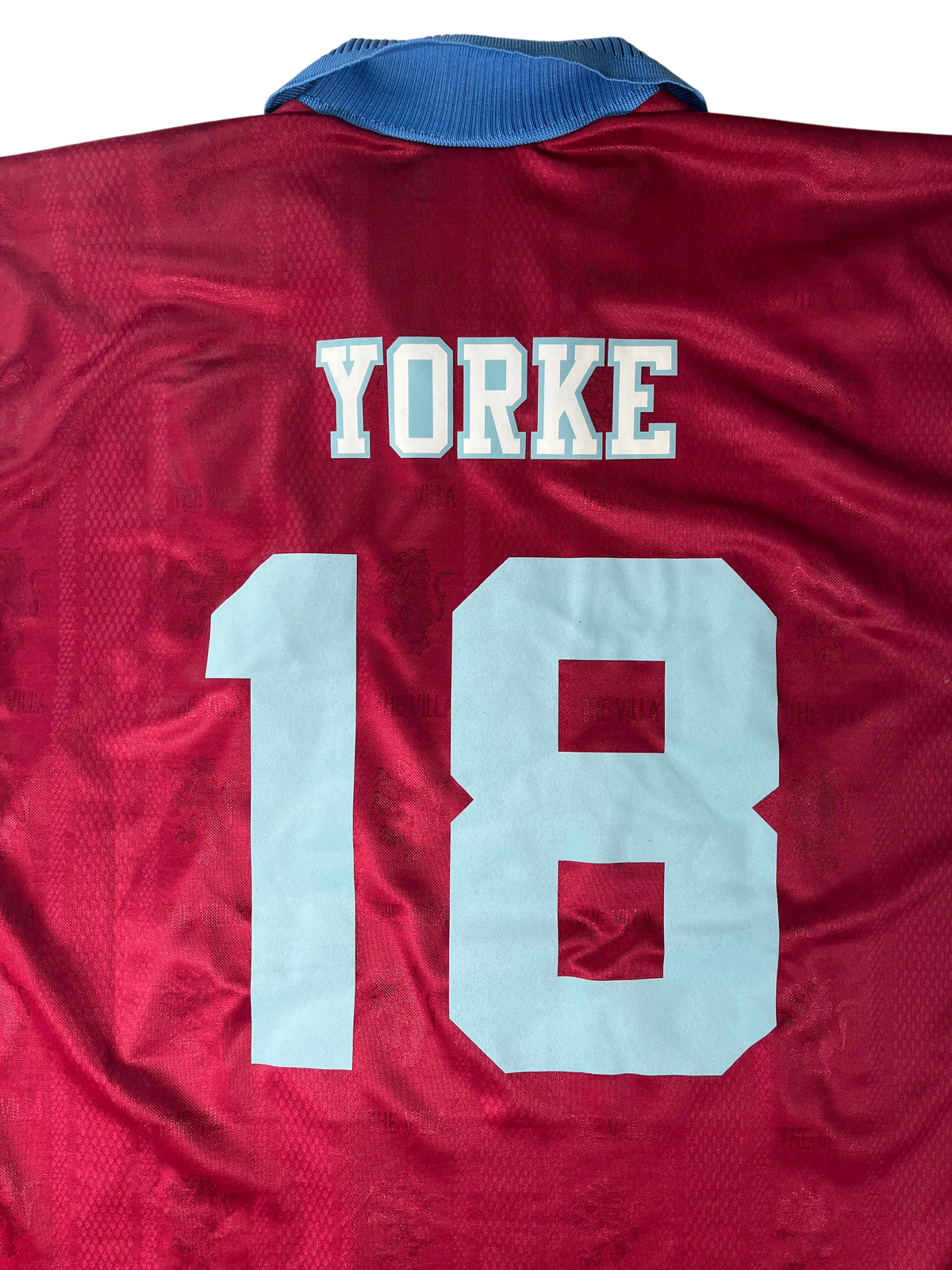 Jersey Aston Villa Local 1995 1997 Dwight Yorke (L)