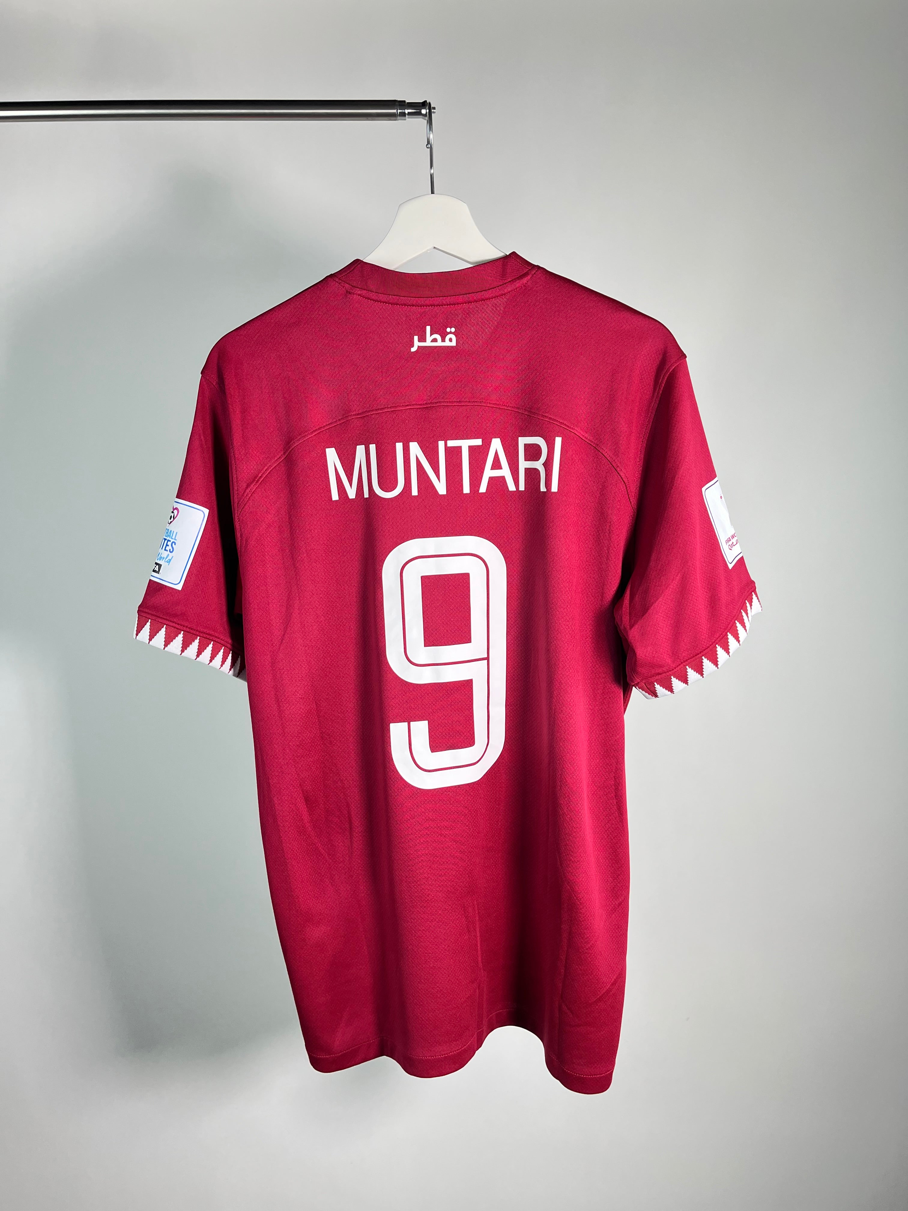 Jersey Catar Local 2022 2023 *Match Detail vs Senegal* Mohammed Muntari (M)