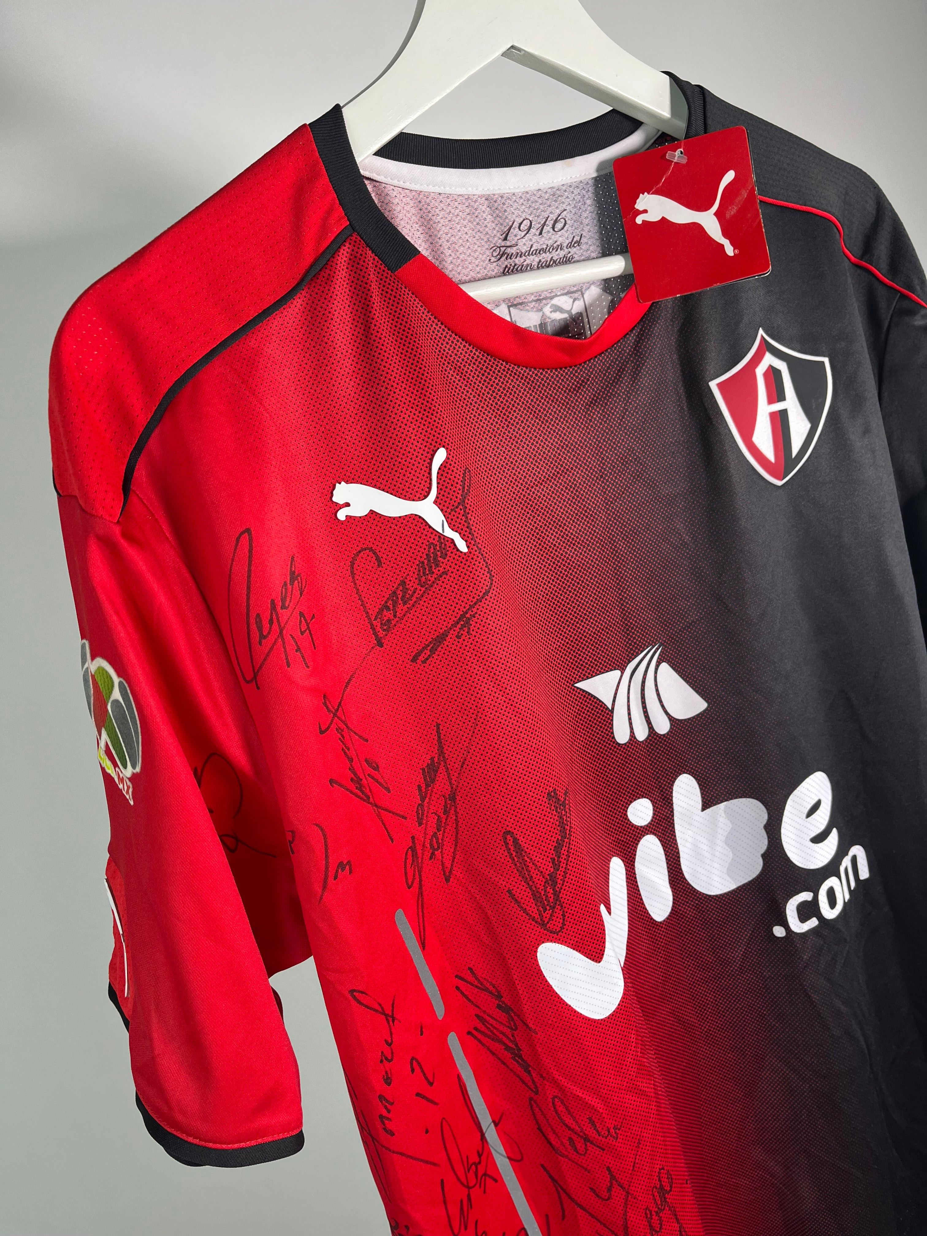 Jersey Atlas Local 2016 2017 Versión Jugador Autografiado *C/Etiquetas* (L)
