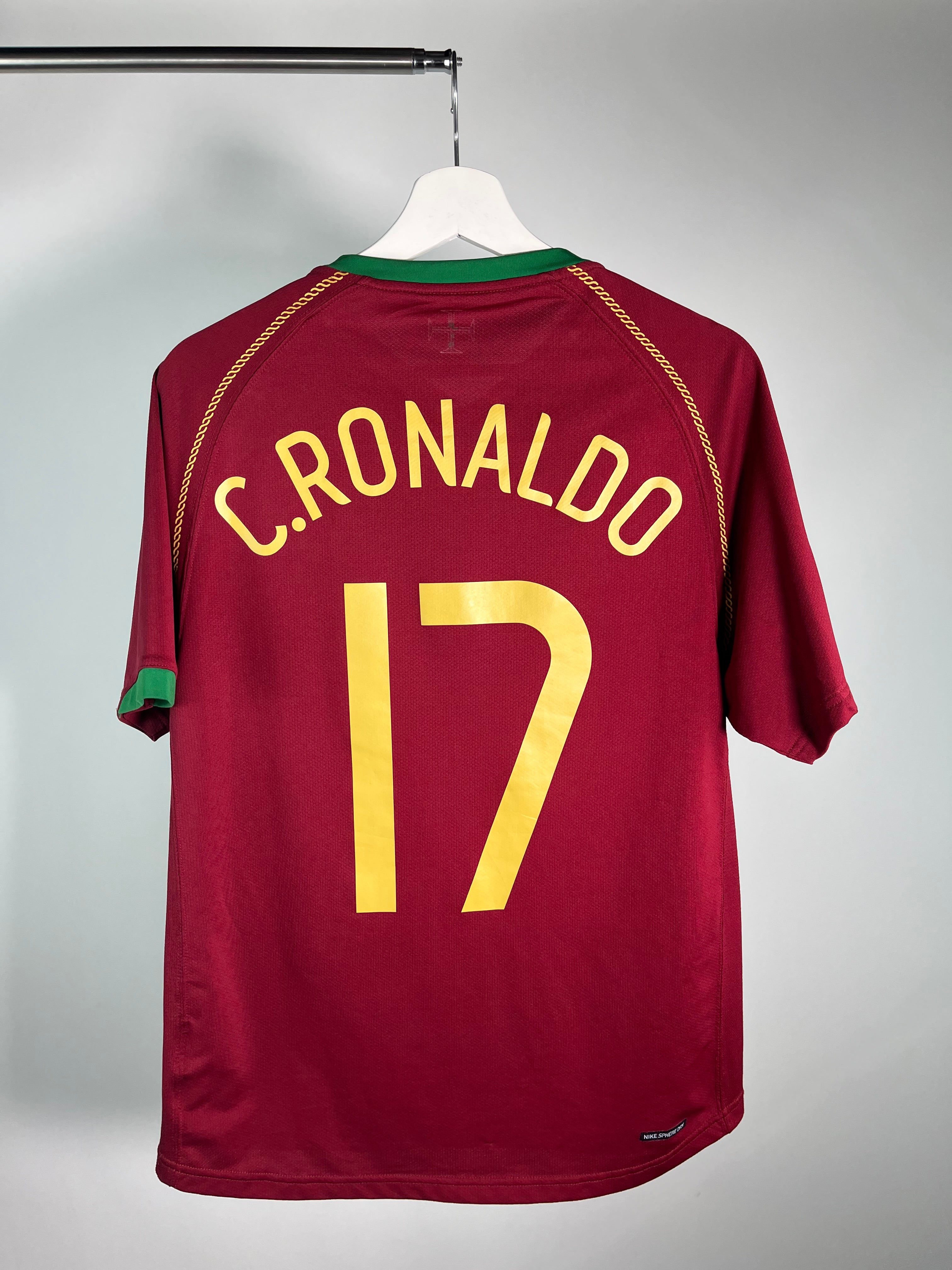 Jersey Portugal Local 2006 2008 *Match Detail vs Holanda* Cristiano Ronaldo (M)