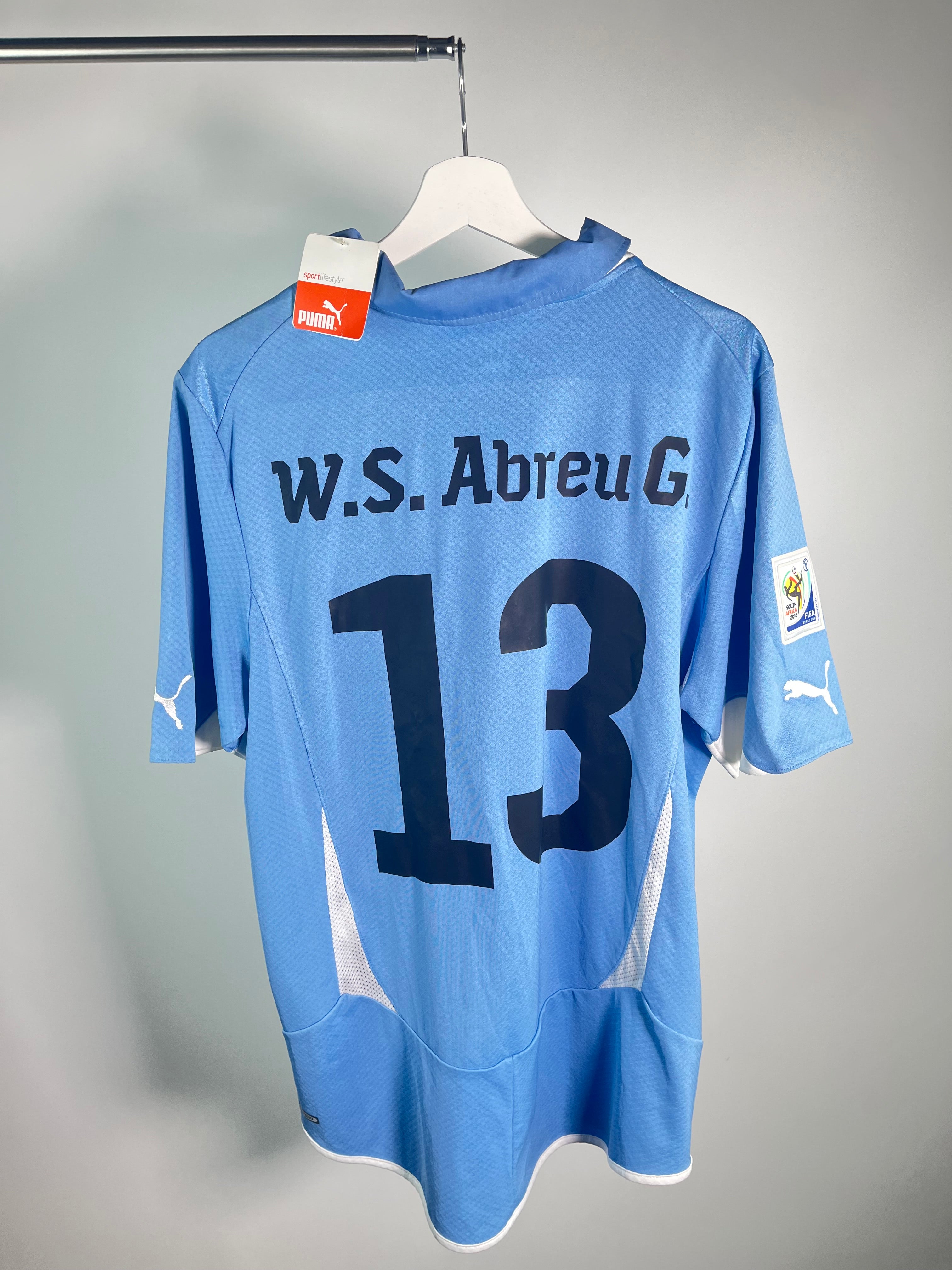 Jersey Uruguay Local 2010 2012 *C/Etiquetas* Sebastián "Loco" Abreu (L)