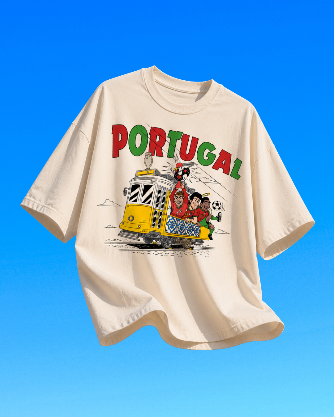 Playera Merch Portugal x El Jugador Número 12 (Múltiples Tallas)