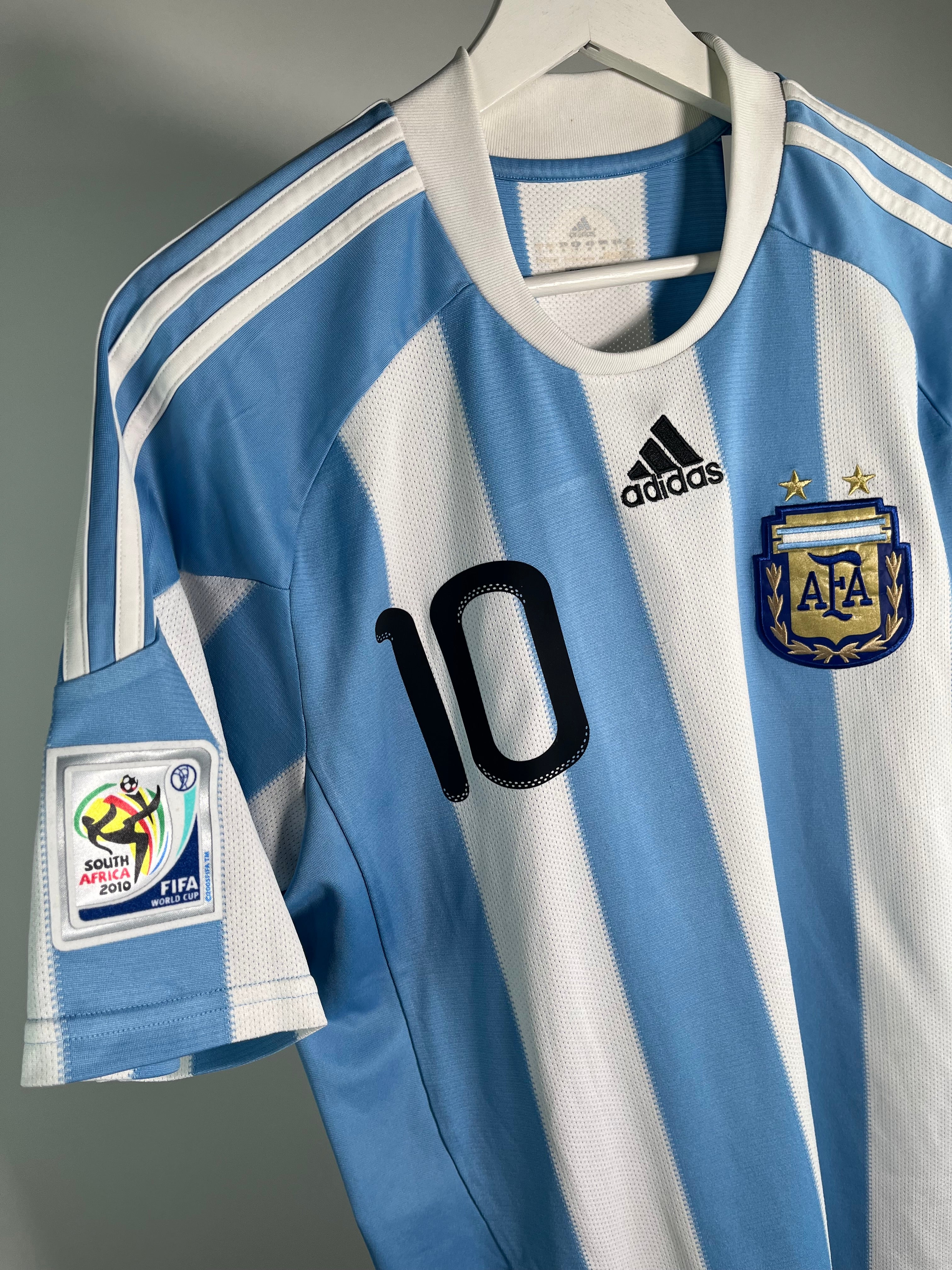 Jersey Argentina Local 2010 2011 *Mundial Sudáfrica* Lionel Messi (M)