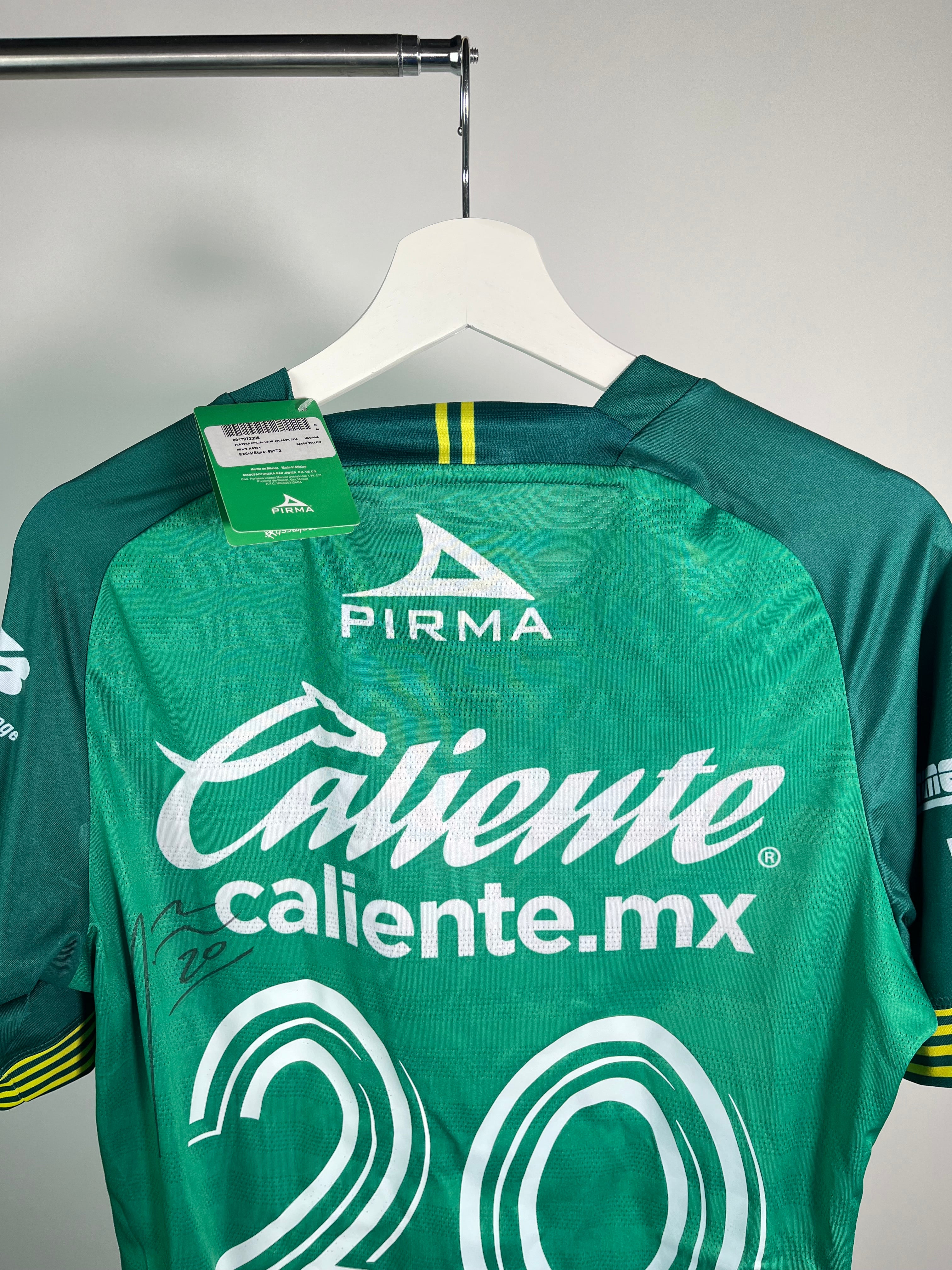Jersey León Local 2019 2020 Aurografiada Emmanuel Gigliotti *C/Etiquetas* (M)