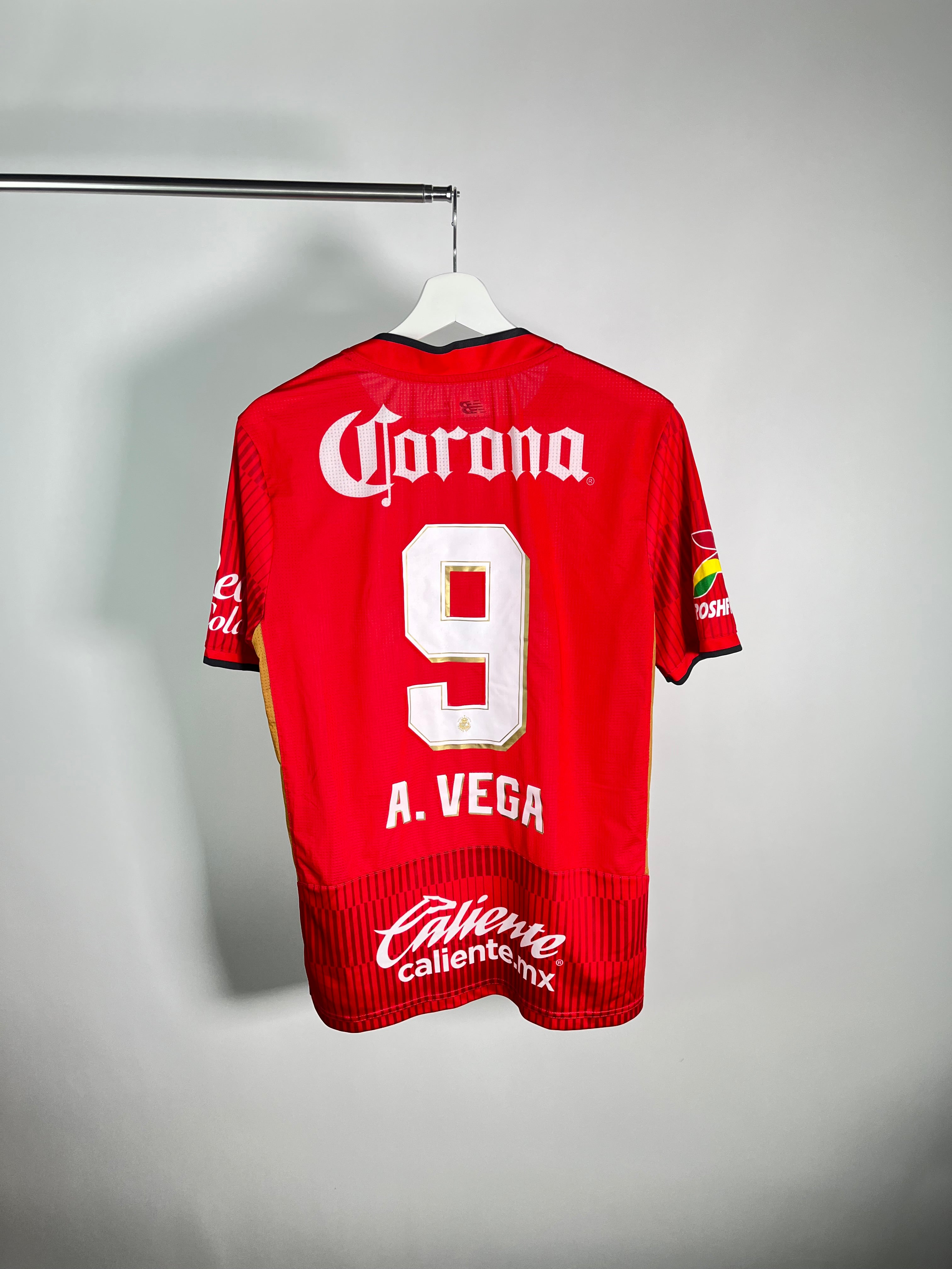 Jersey Toluca Local 2015 2016 Versión Jugador Alexis Vega (M)