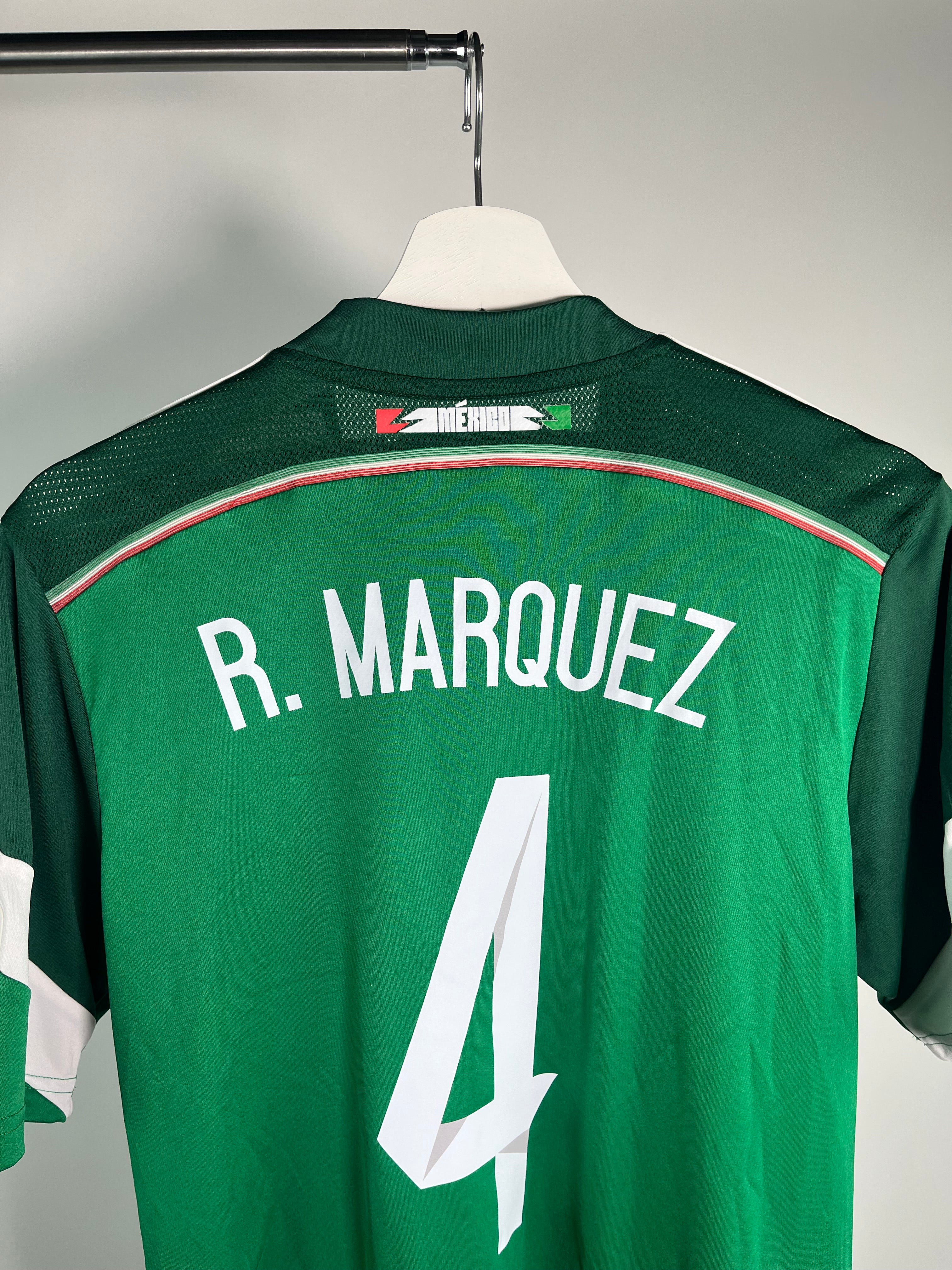 Jersey México Local 2014 2015 *Match Detail vs Países Bajos* Rafael Márquez (S)
