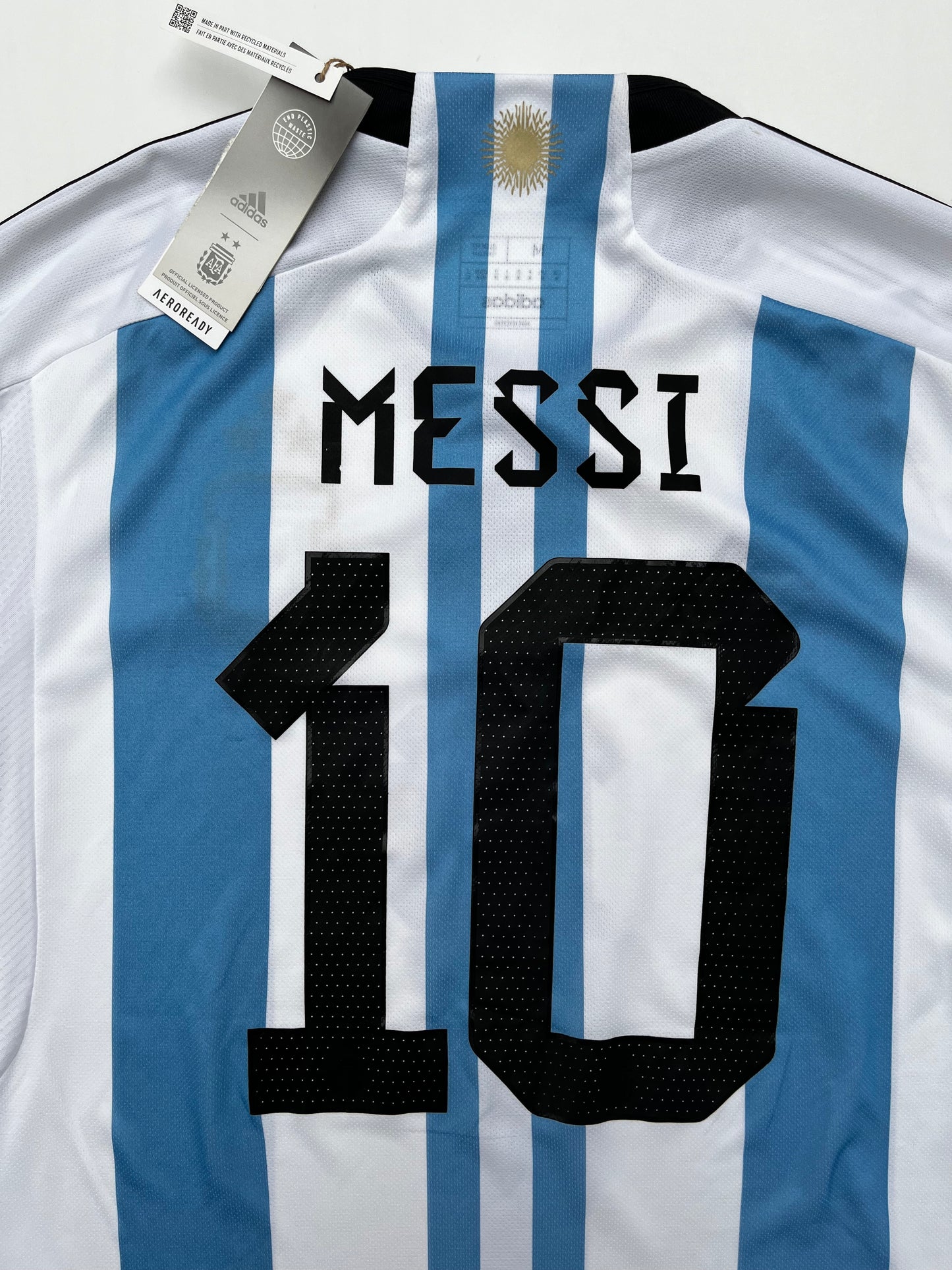 Jersey Argentina Local 2022 2023 *Campeones 3 estrellas* Lionel Messi (M)