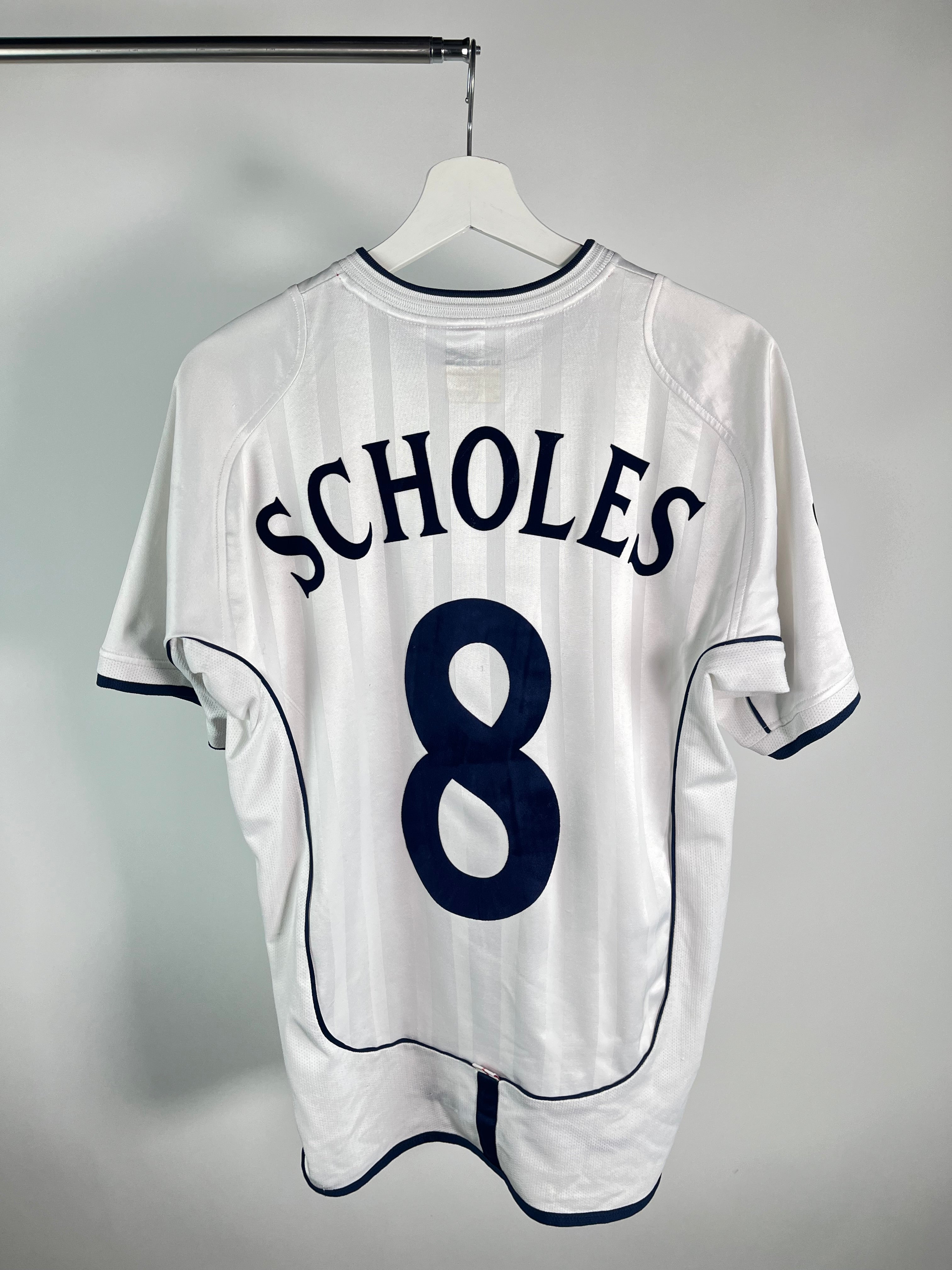 Jersey Inglaterra Local 2002 2003 *Mundial Corea Japón* Paul Scholes (S)
