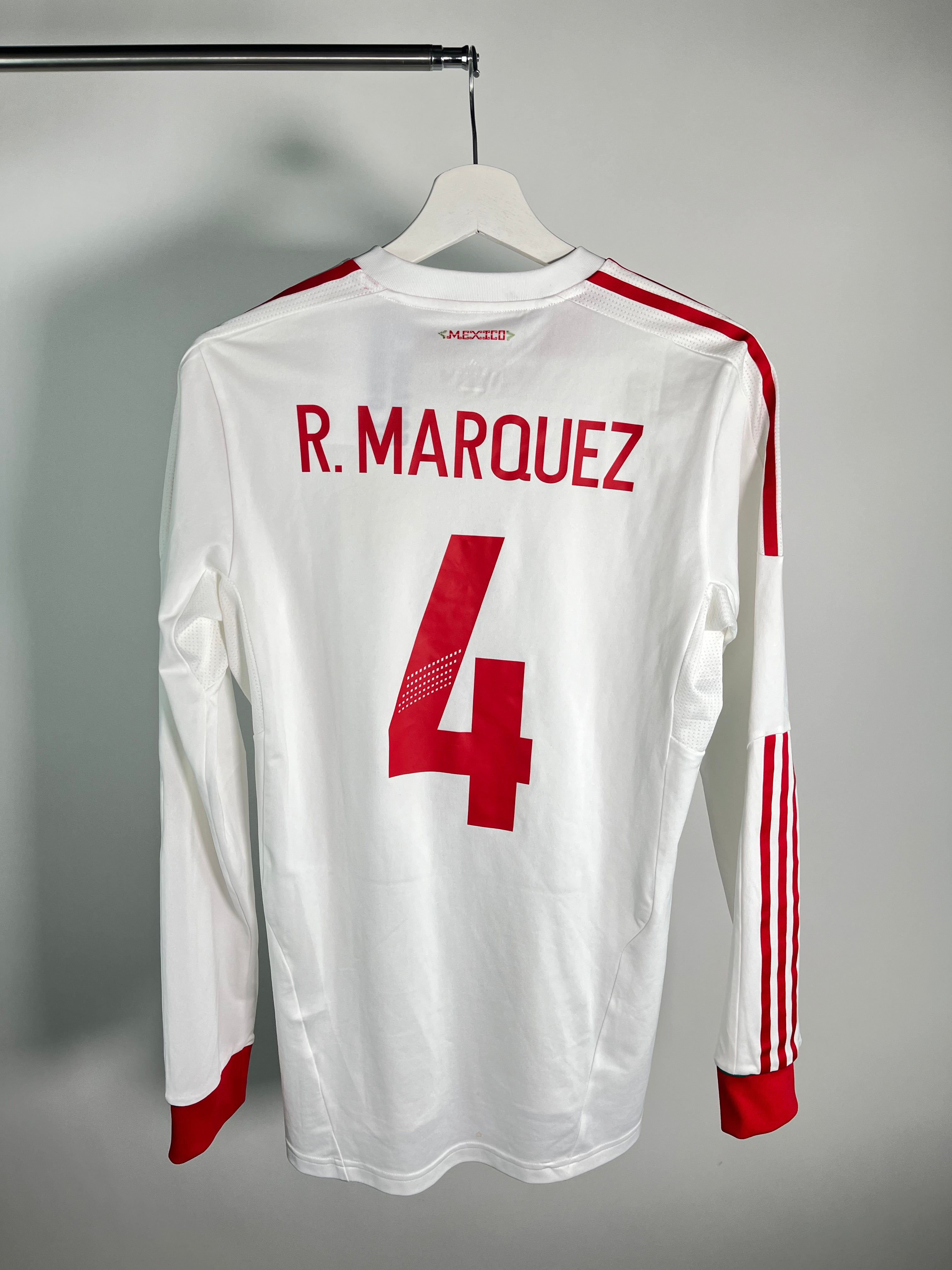 Jersey México Visita 2011 2012 Manga Larga Versión Jugador Rafael Márquez (M)