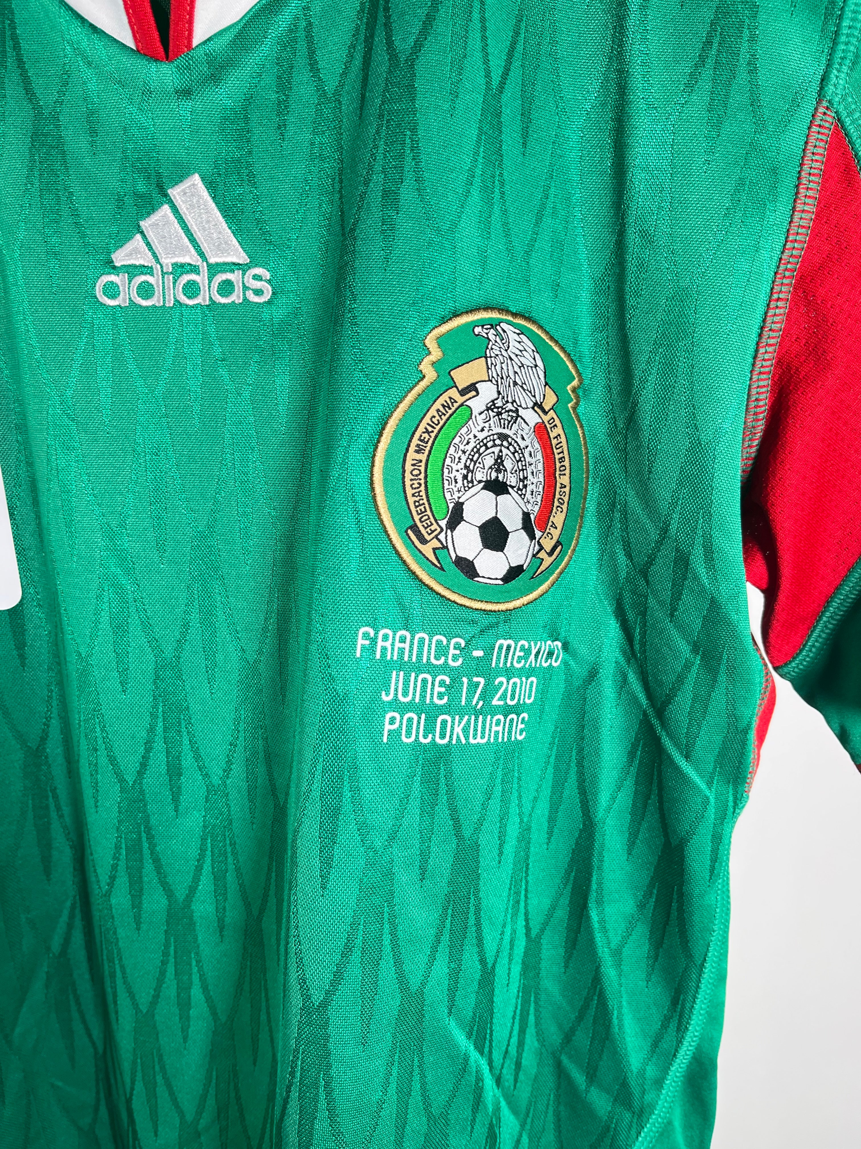 Jersey México Local 2010 2011 *Match Detail vs Francia* Rafael Márquez (S)