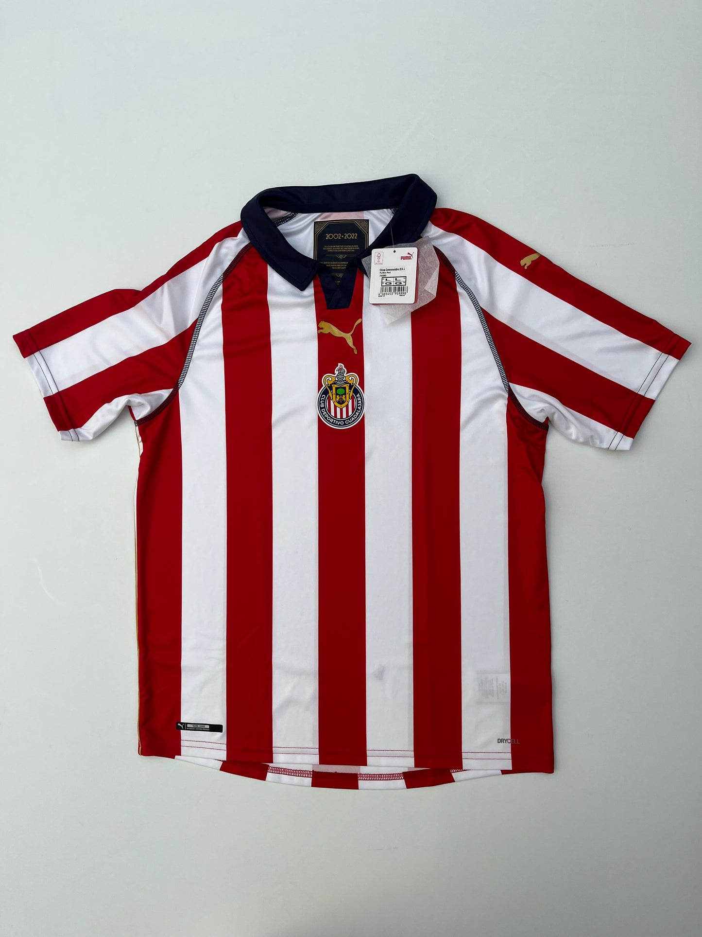 Jersey Chivas Edición Especial 2002 2022 Jorge Vergara *Foliada 4099* Con Caja (L)