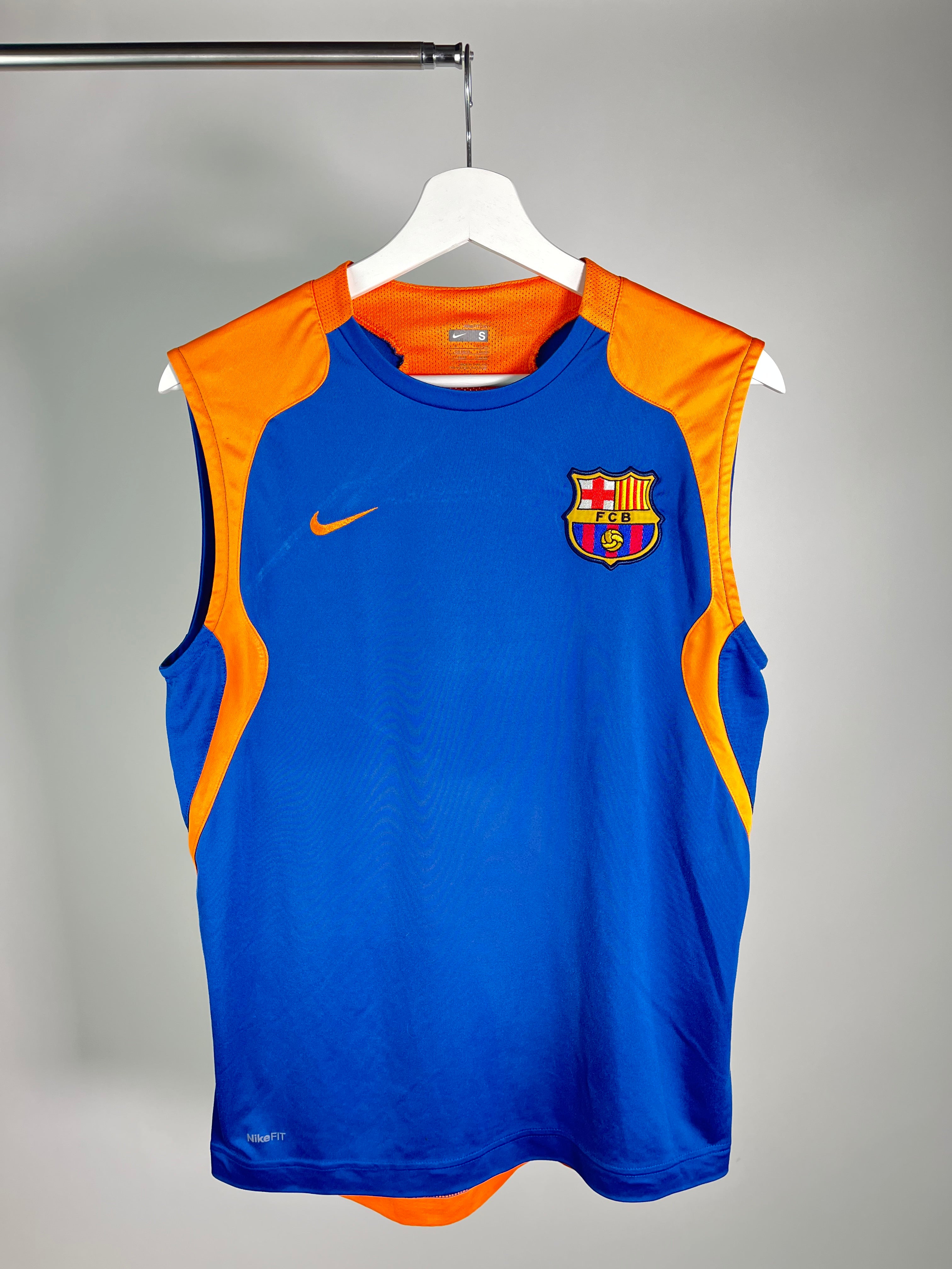 Jersey Barcelona Entrenamiento 2006 2007 *Sin Mangas* (S)