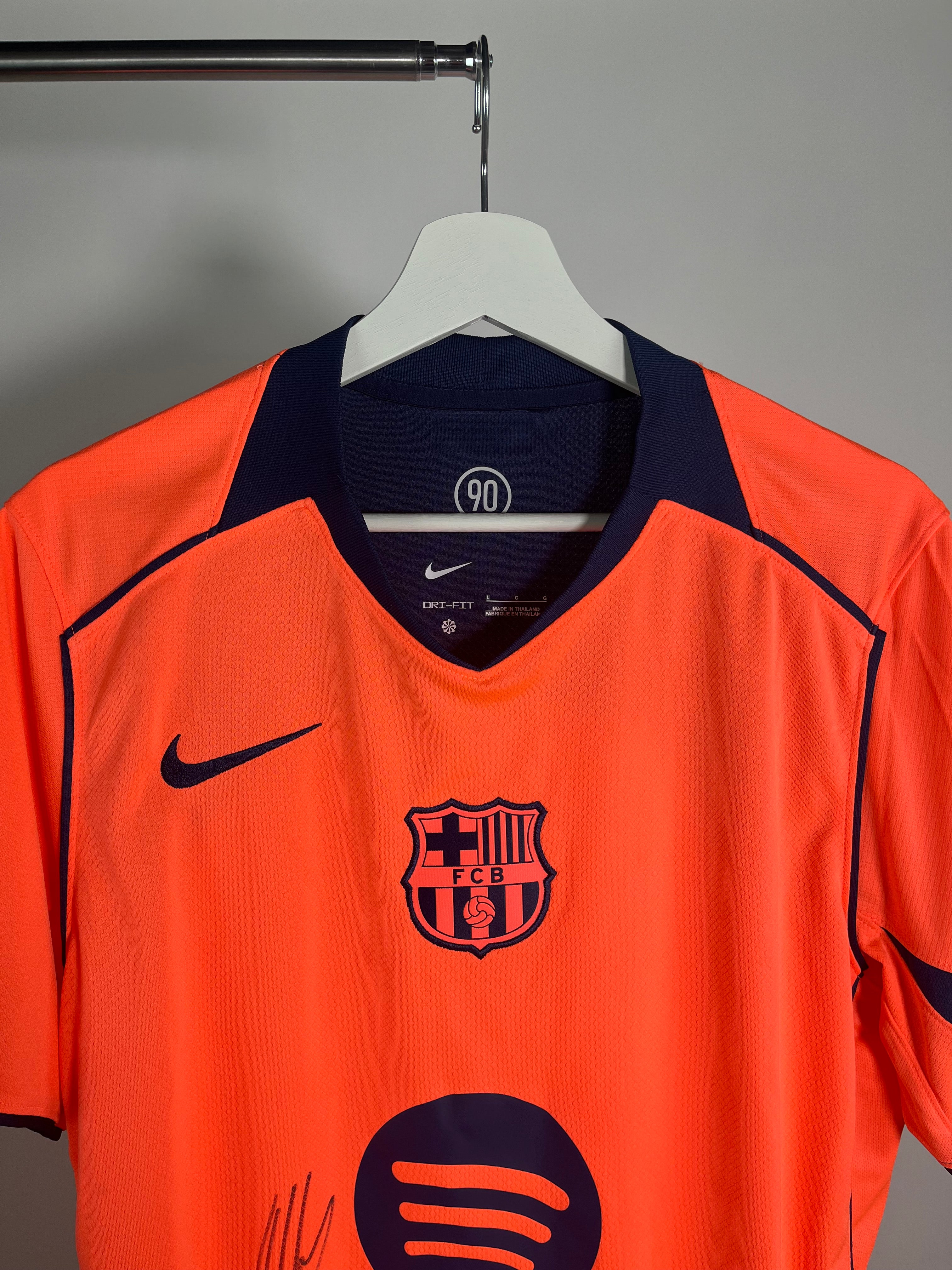 Jersey Barcelona Tercera 2025 2026 Autografiado por David Villa *C/Etiquetas* (L)