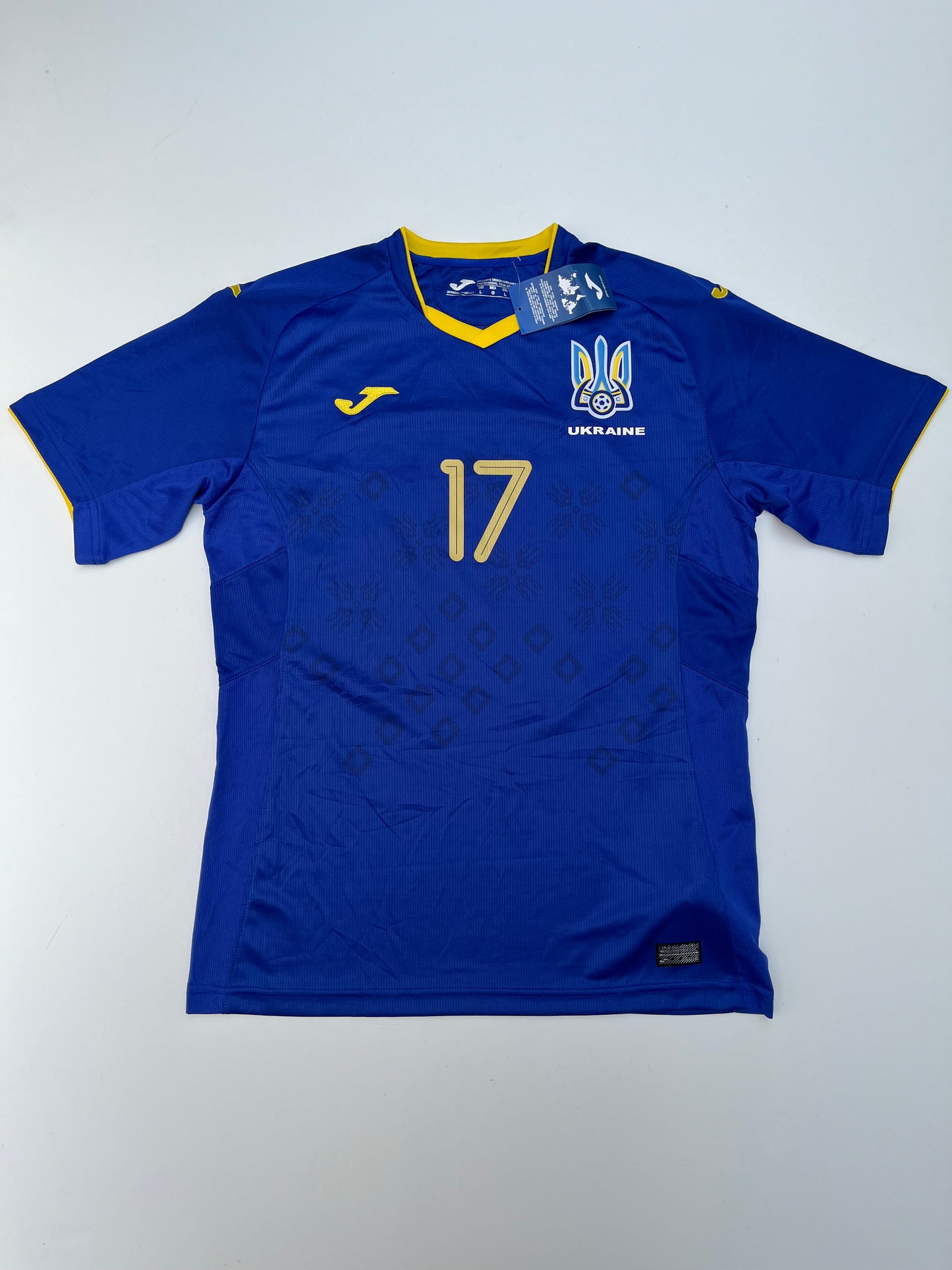 Jersey Ucrania Visita 2020 2021 Oleksandr Zinchenko (L)