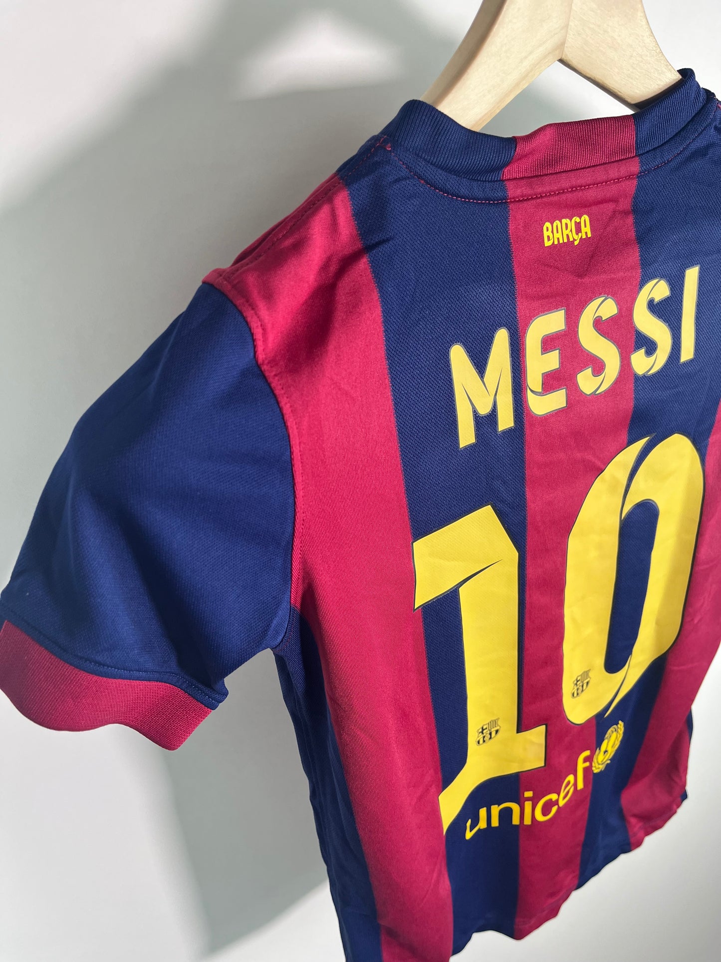 Jersey Barcelona Local 2014 2015 Lionel Messi (M niño)