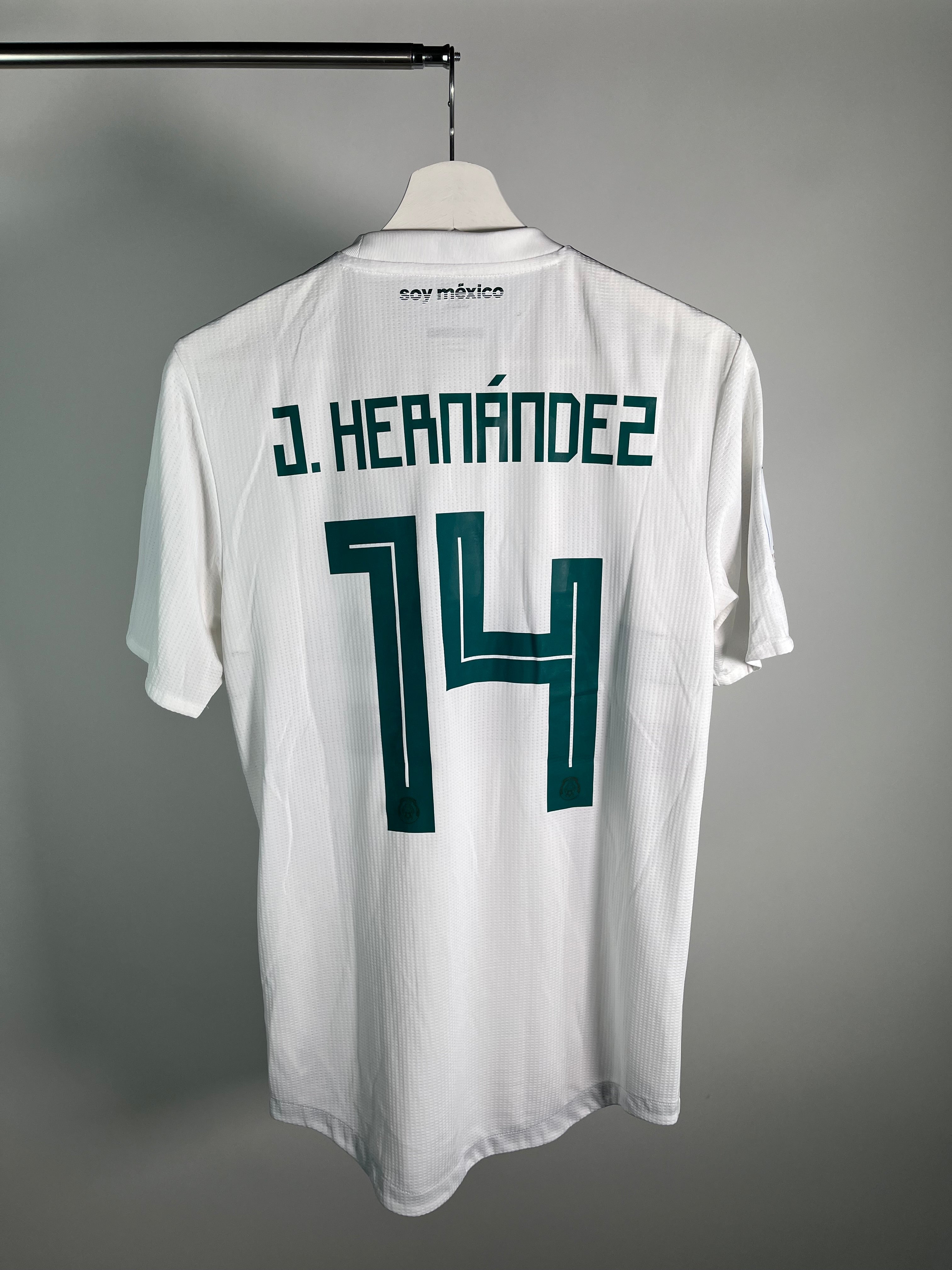 Jersey México Visita 2018 2019 Versión jugador Javier Hernández (S)