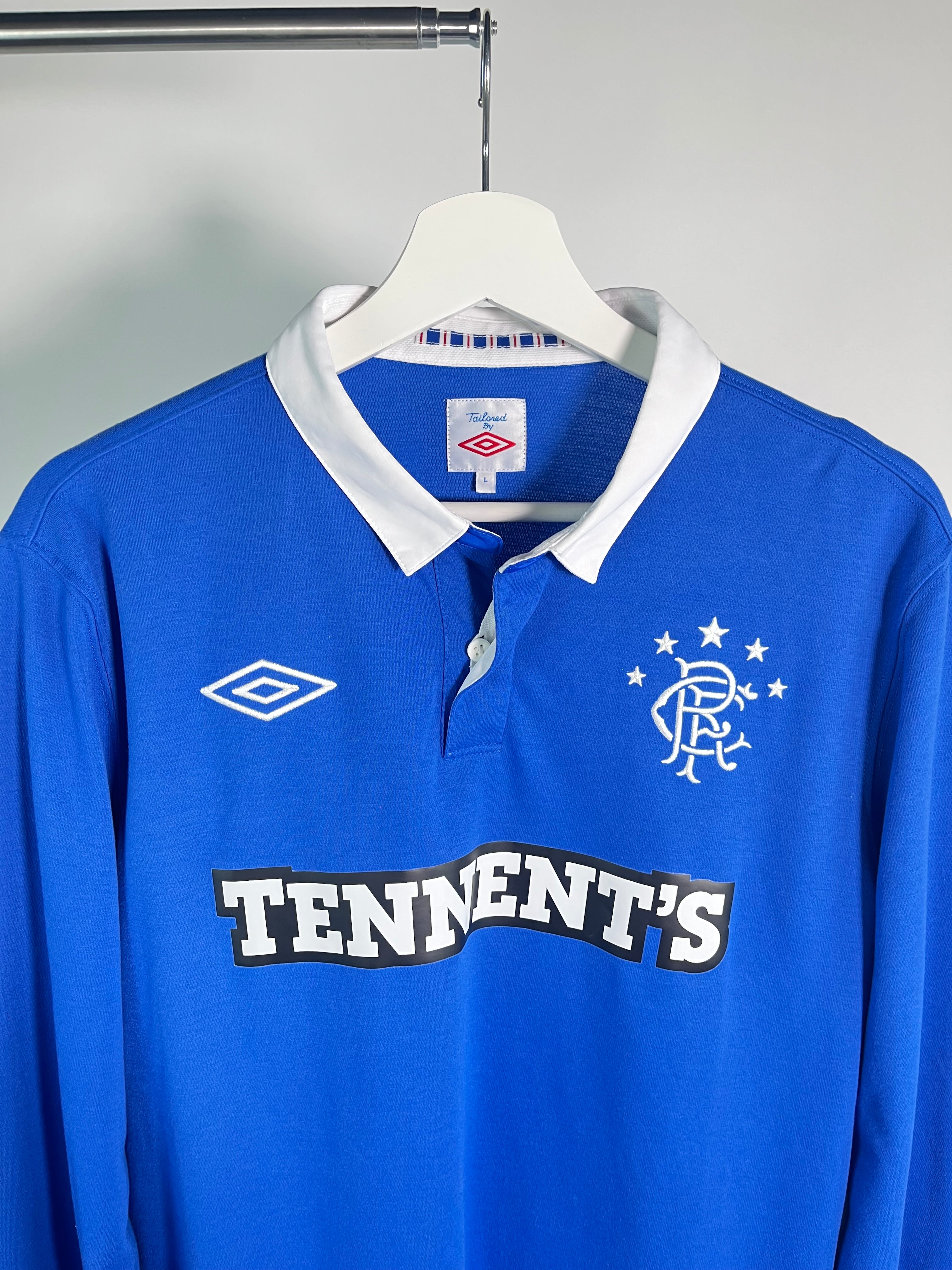 Jersey Rangers Local 2010 2011 Manga Larga (L)